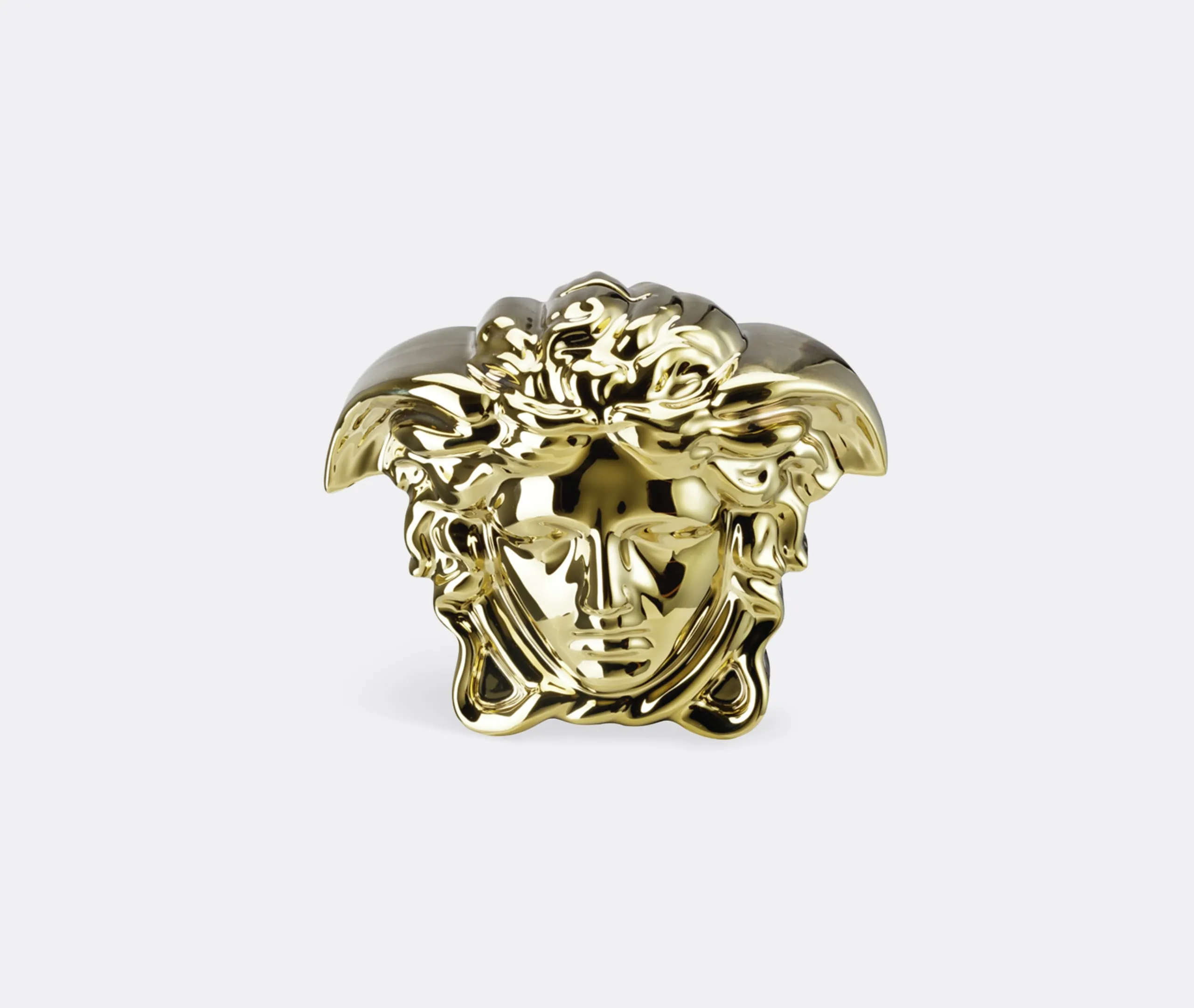 Versace Medusa Money Box - Gold, Porcelain product