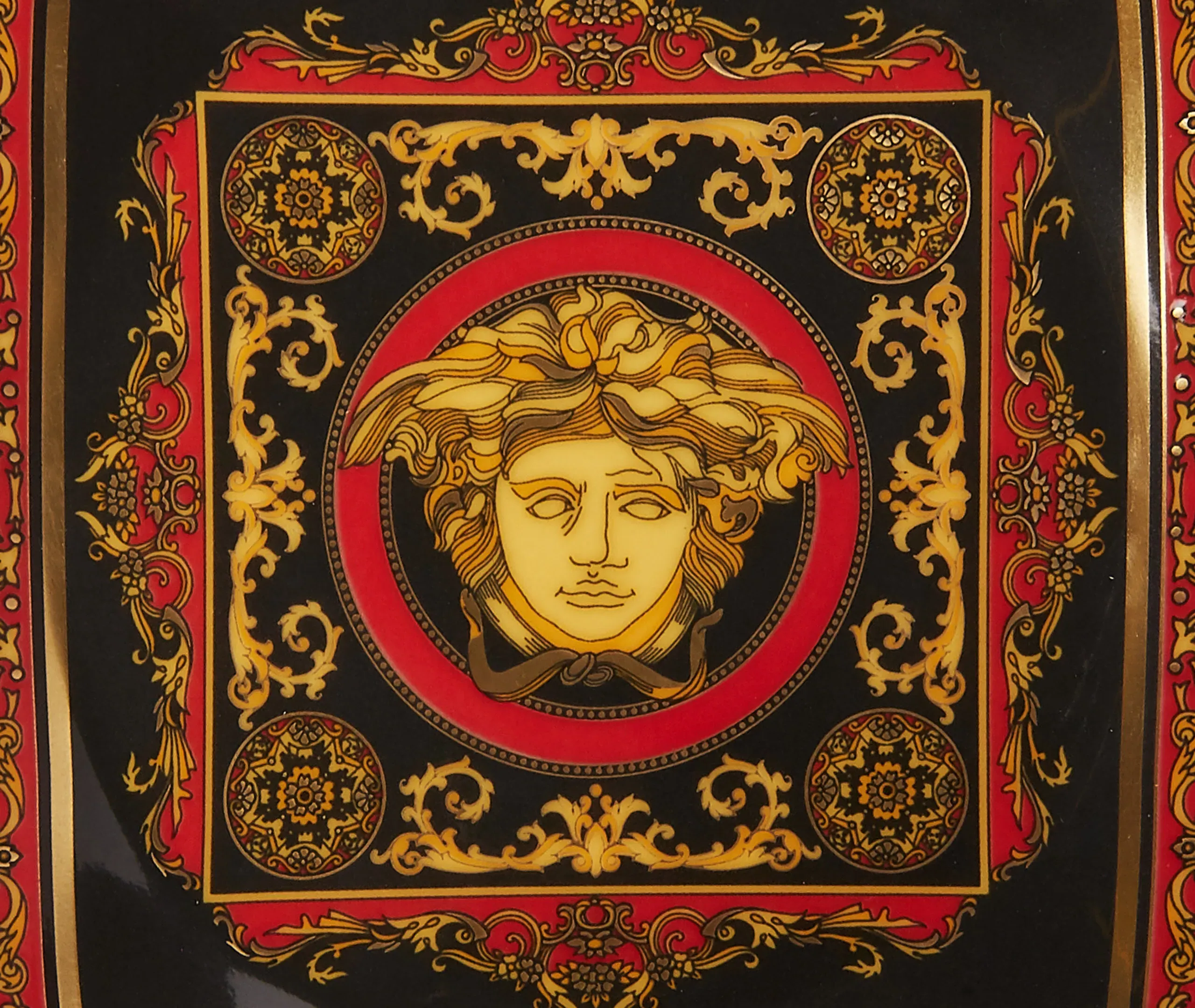 Versace Medusa Square Bowl - Multicolor, Porcelain