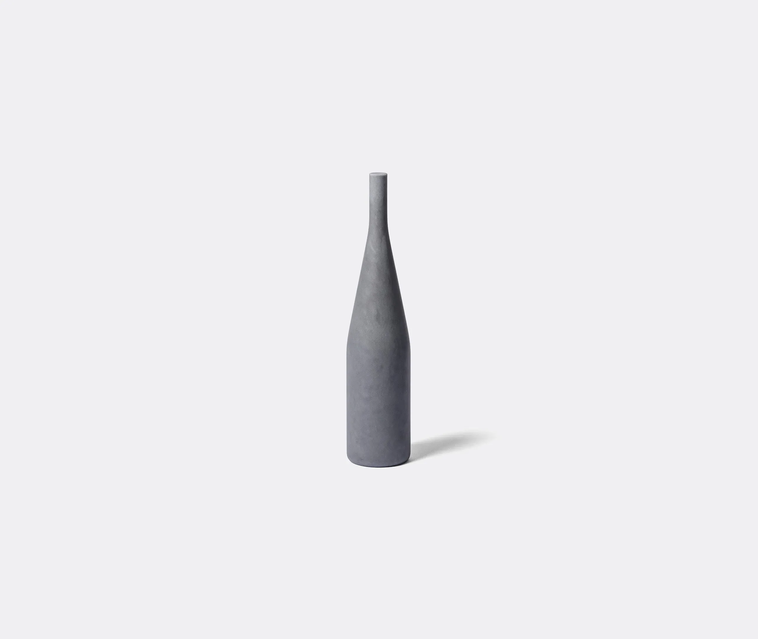 Decorative Bottle Object - Grey, Versilia Marble image