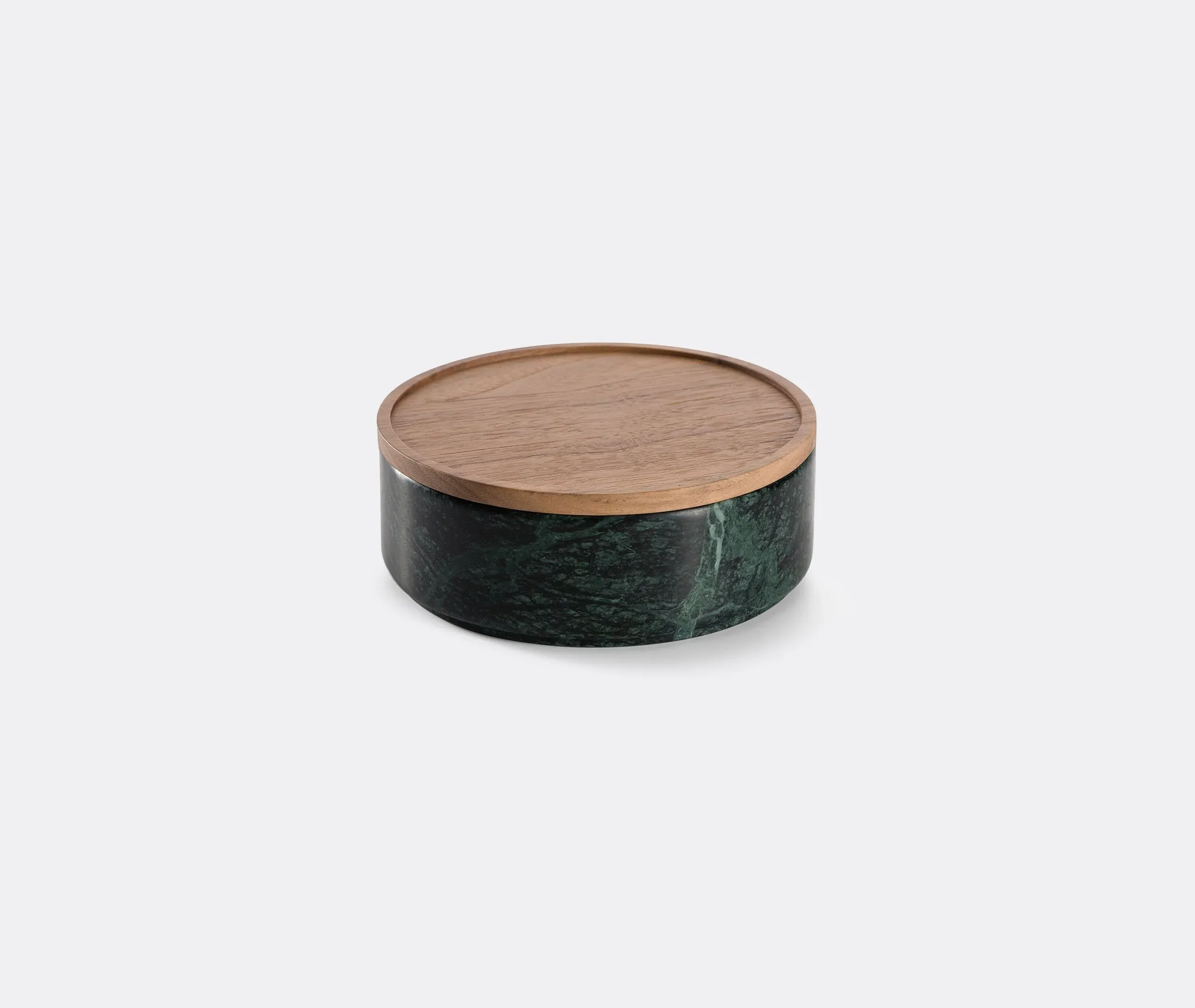 Small Storage Container - Green, Stone