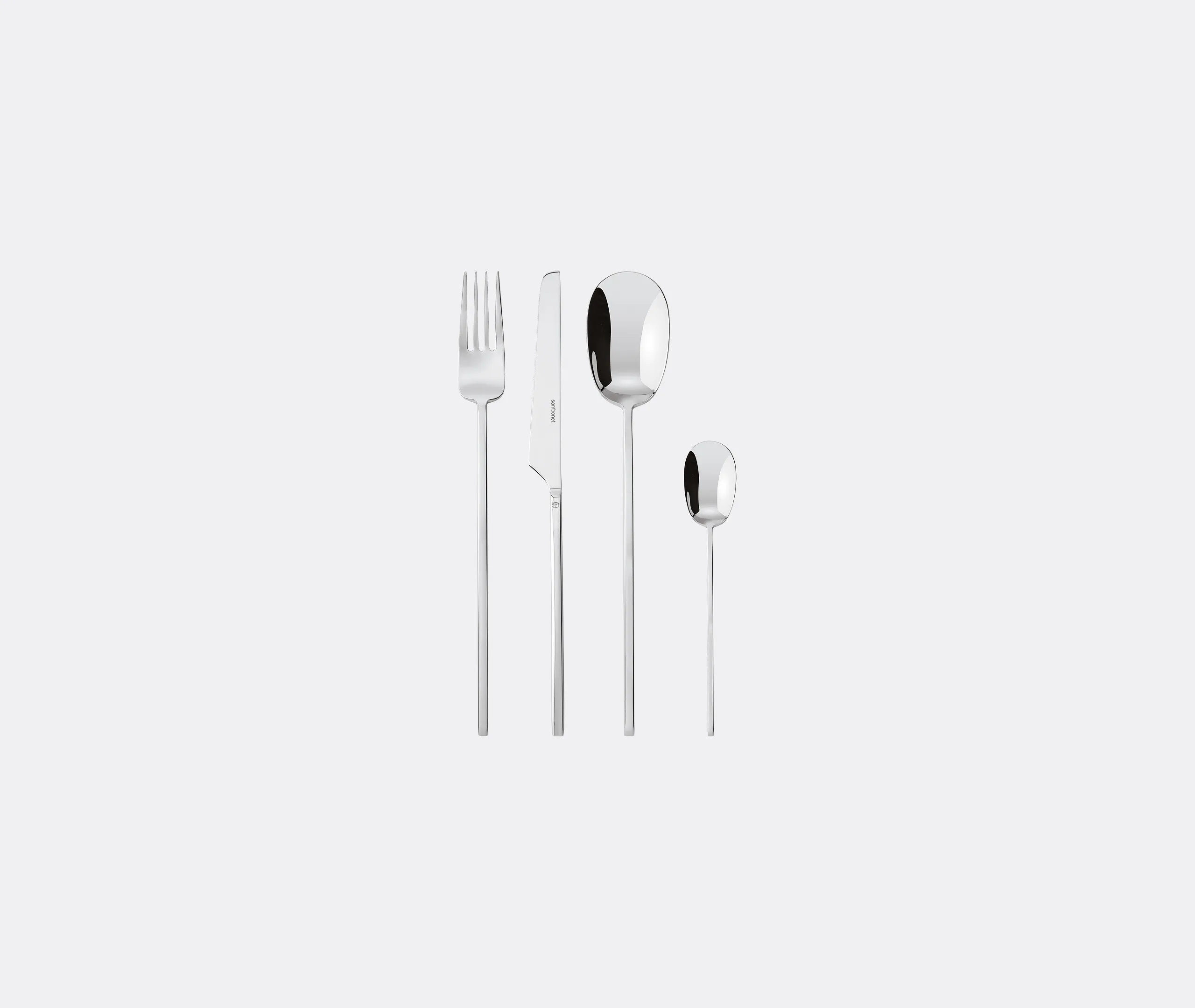 100 24-Piece Cutlery Set - Silver image
