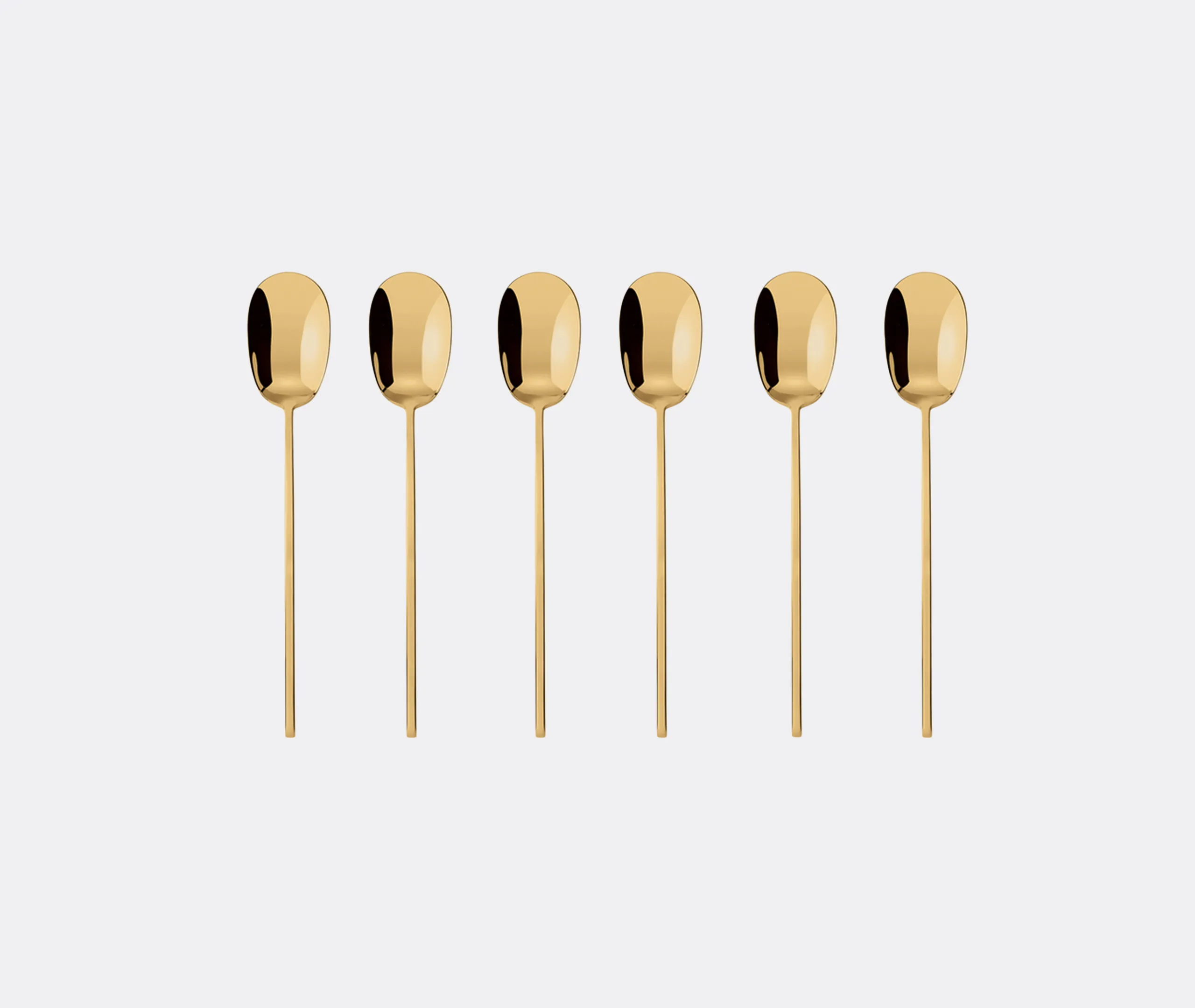 100 Moka Spoon Set of Six - Gold