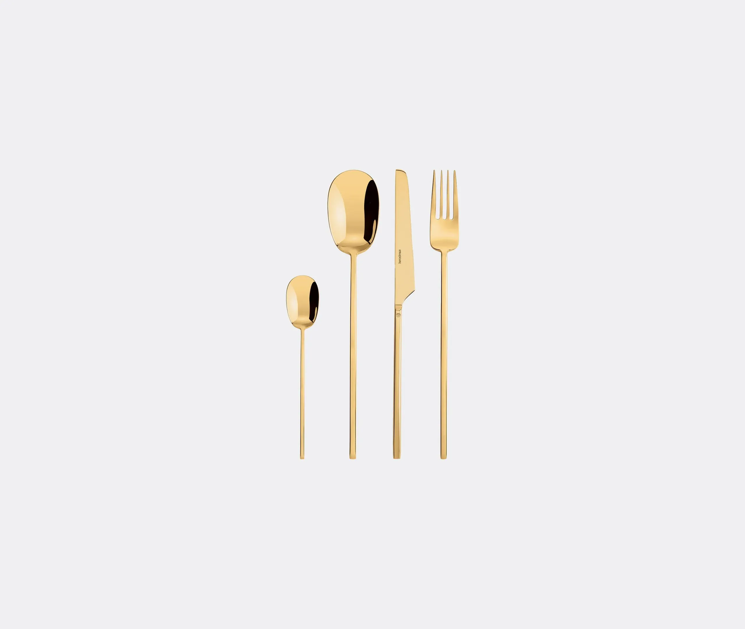 24-Piece Cutlery Set - Gold, Steel