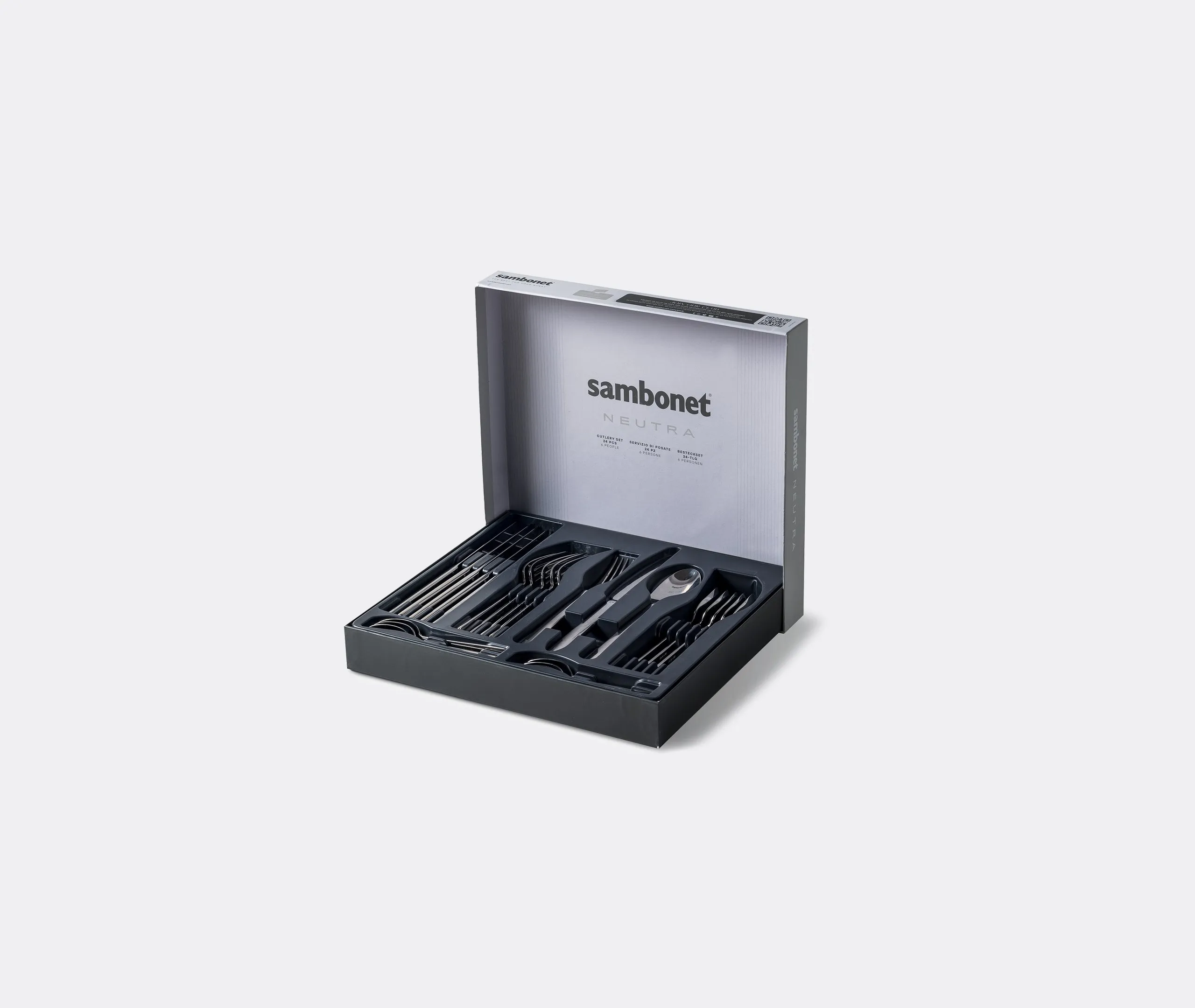 24-Piece Cutlery Set - Steel, Stainless Steel