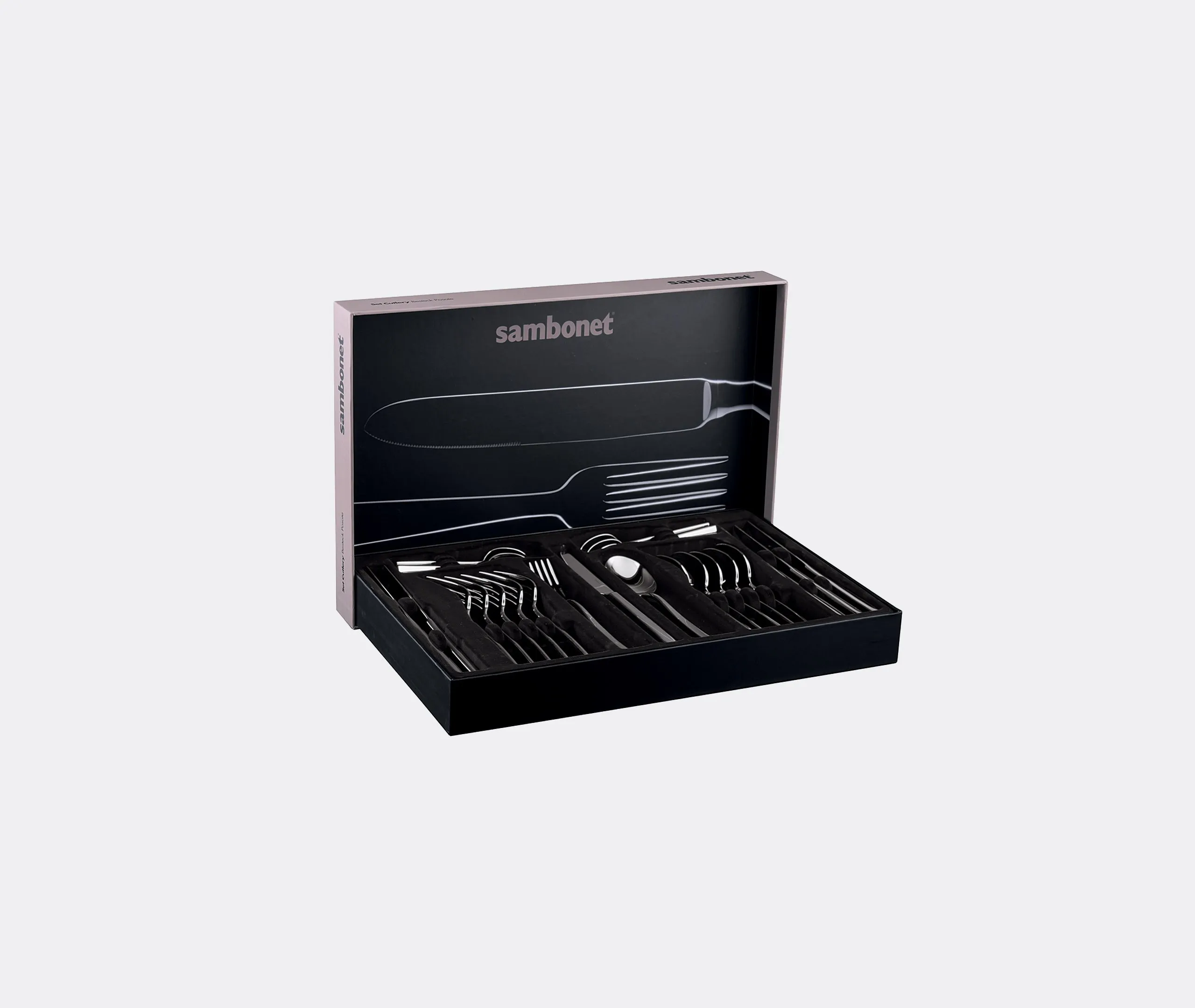 24-Piece Flatware Set - Stainless Steel