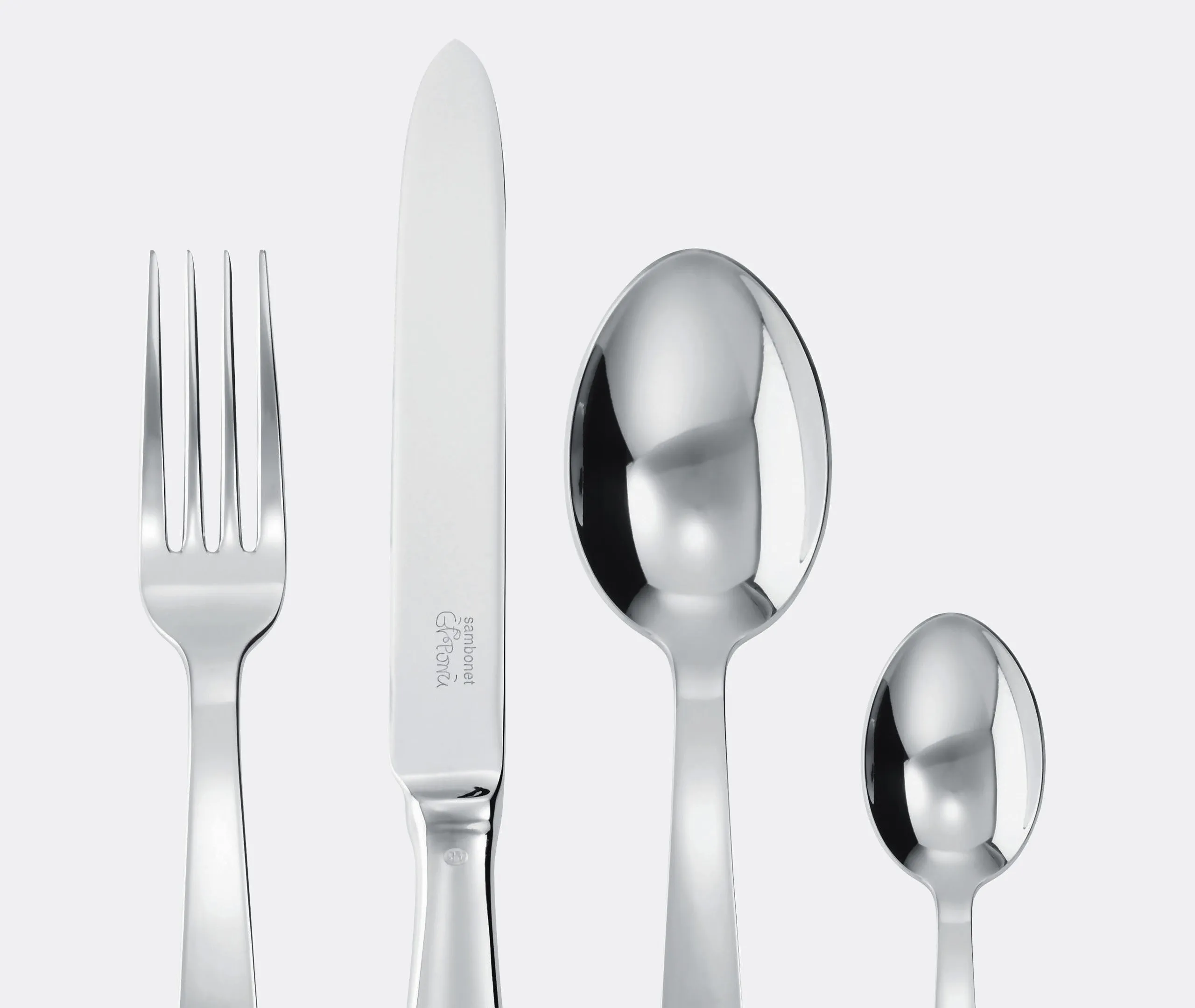 24-Piece Flatware Set - Stainless Steel