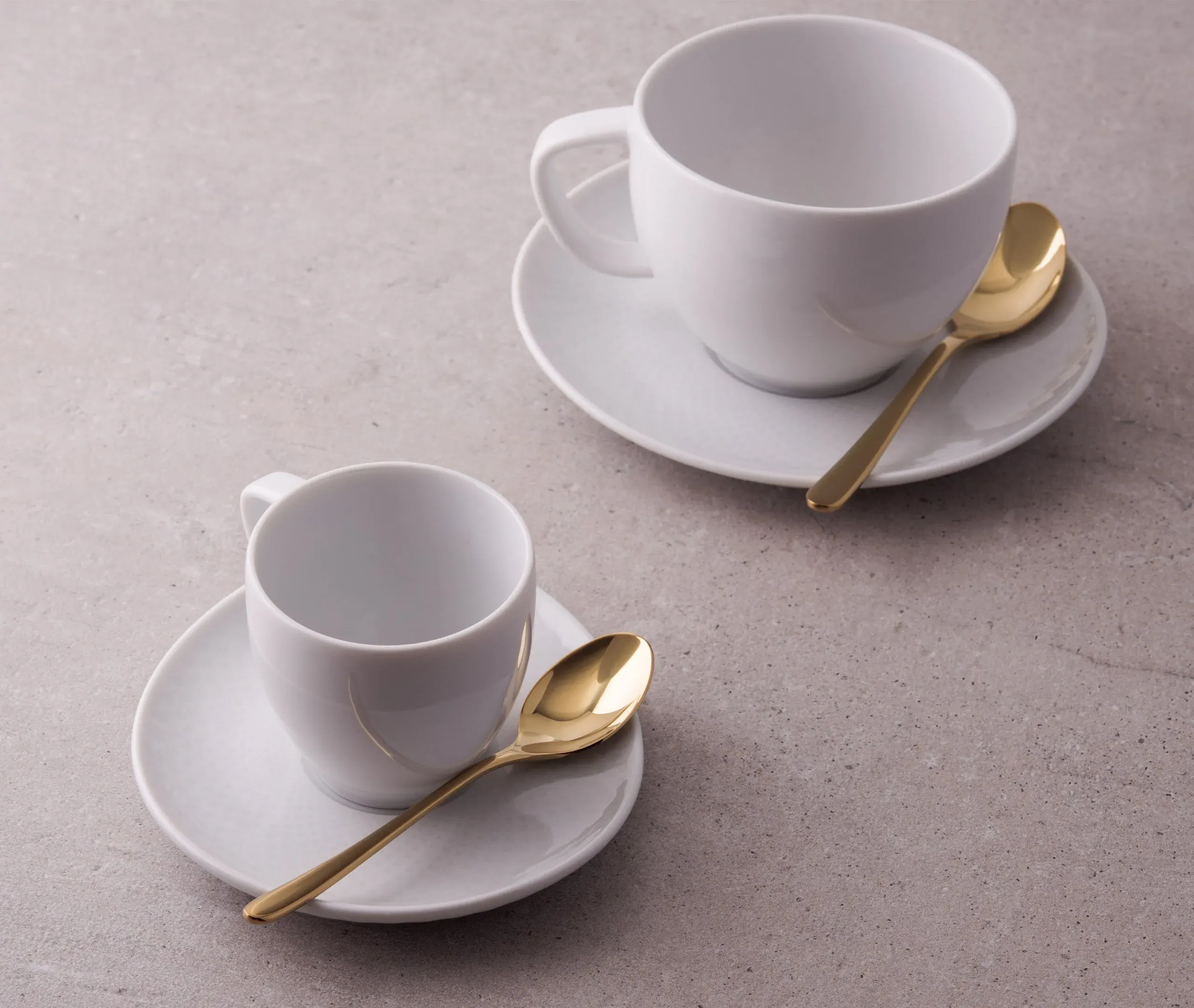 6-Piece Espresso Spoon Set - Gold, Steel