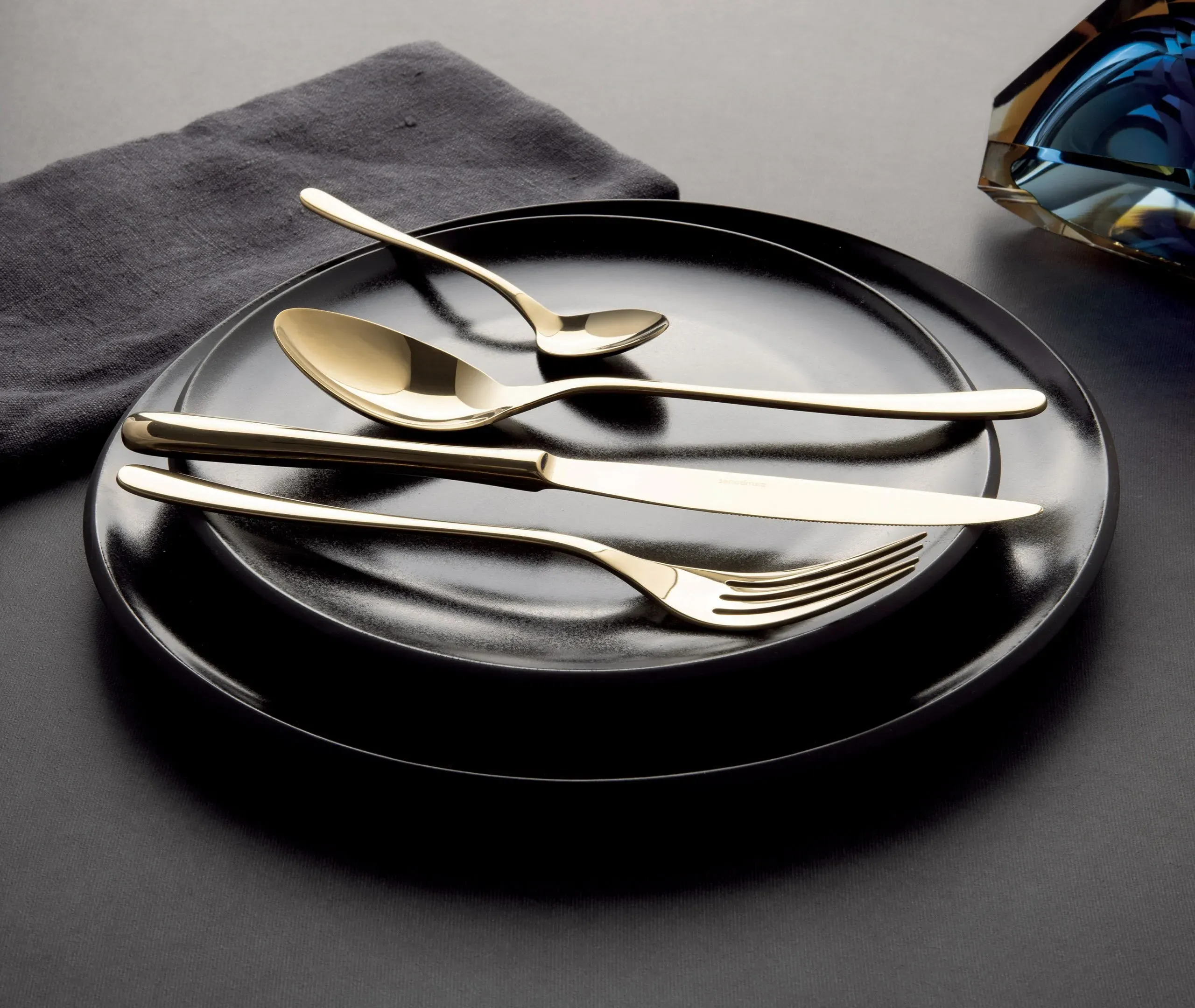 6-Piece Espresso Spoon Set - Gold, Steel