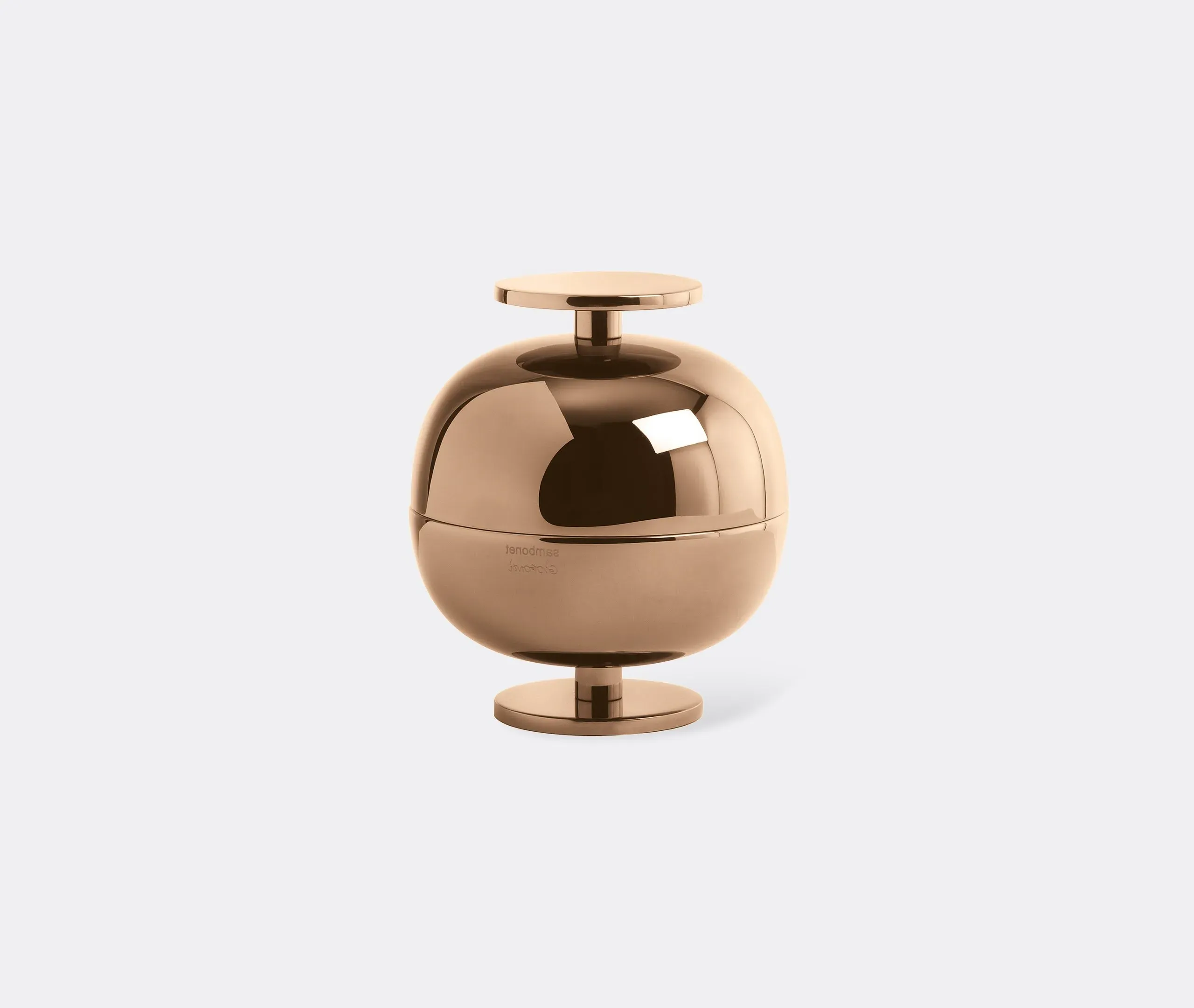 Gio Ponti Small Centrepiece - Rum, Stainless Steel image