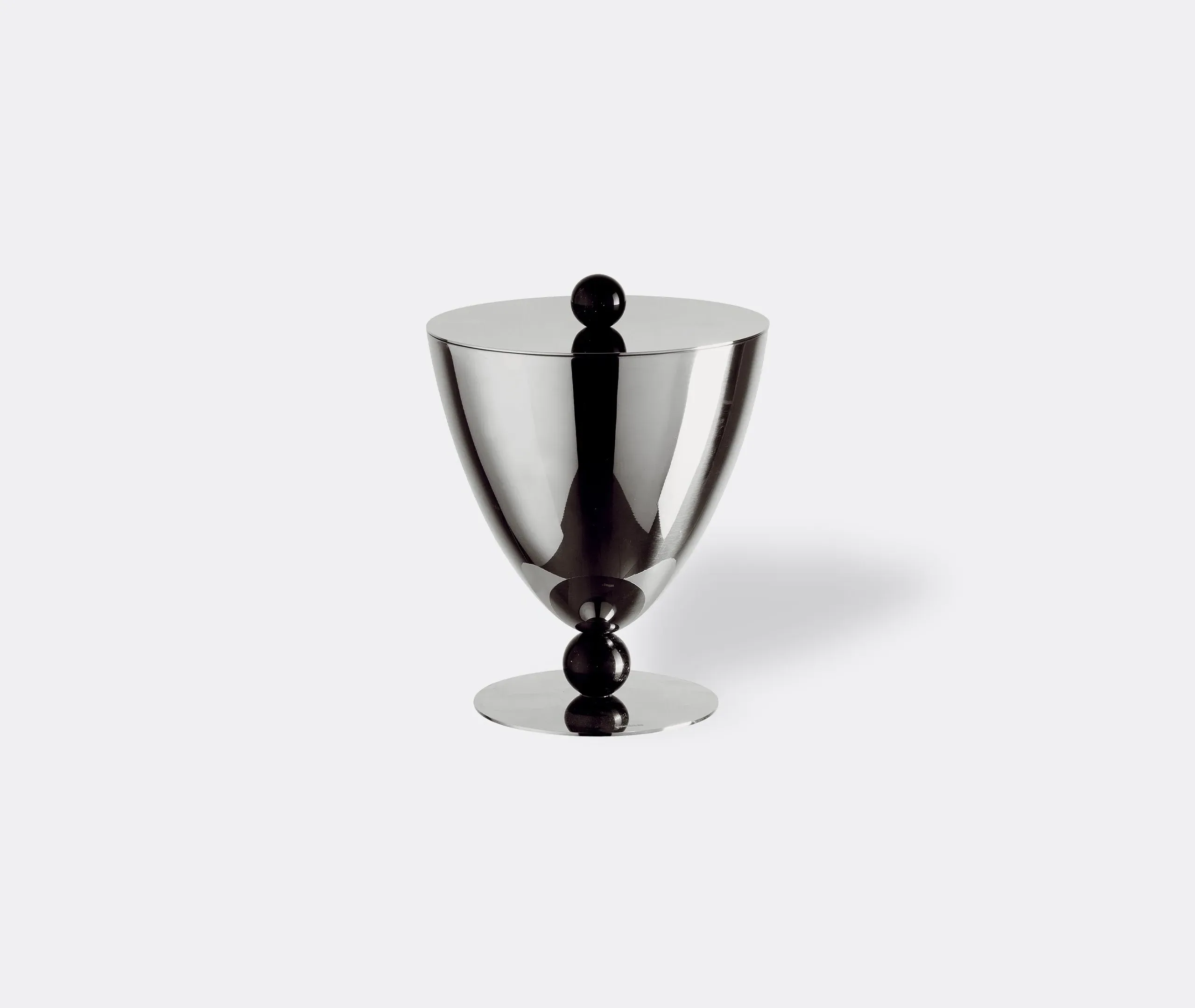 Ice Bucket with Resin Details - Silver Steel image