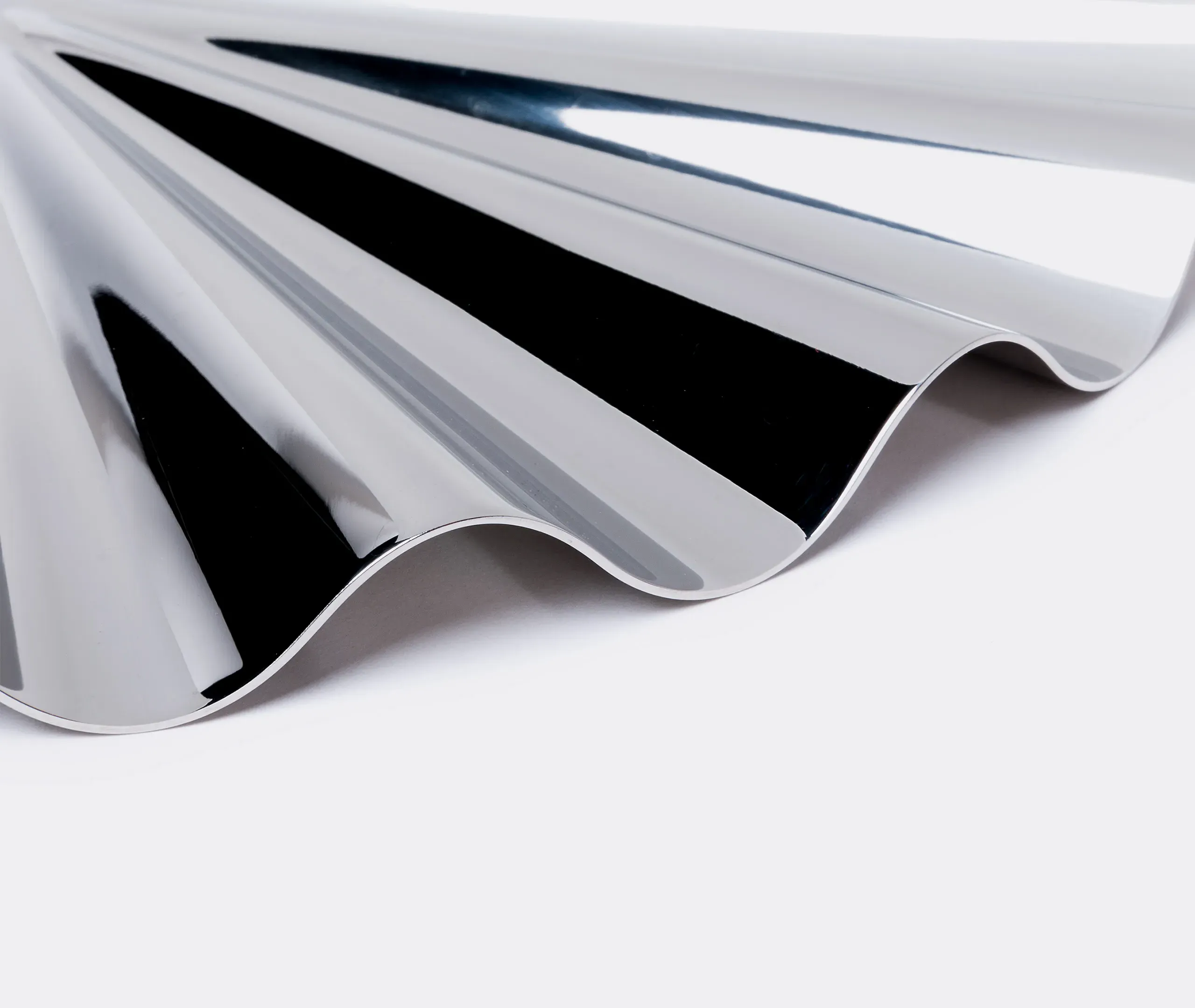 Kyma Show Plate - Silver, Stainless Steel