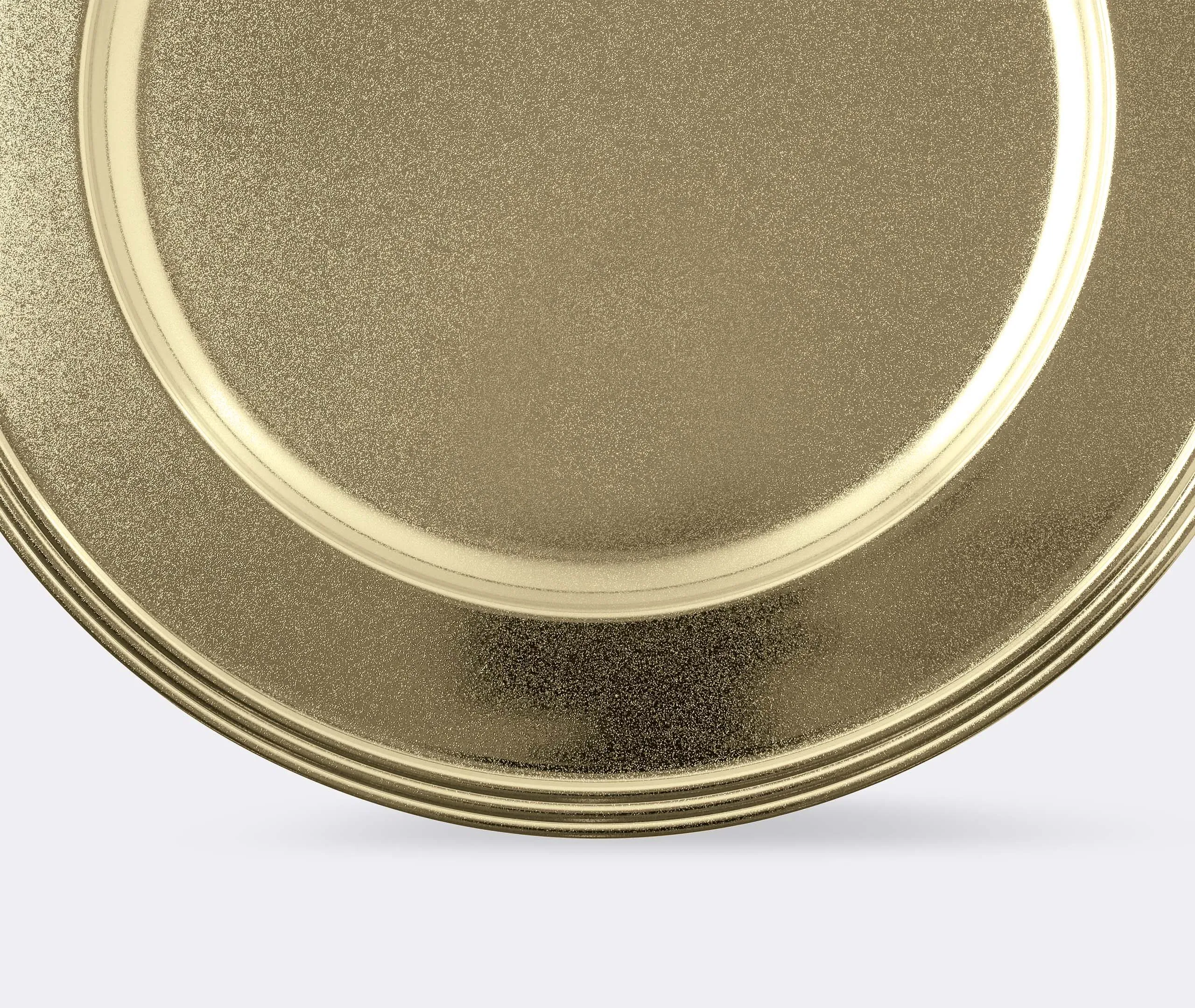 Show Plate with Diamond Finish - Gold, Steel