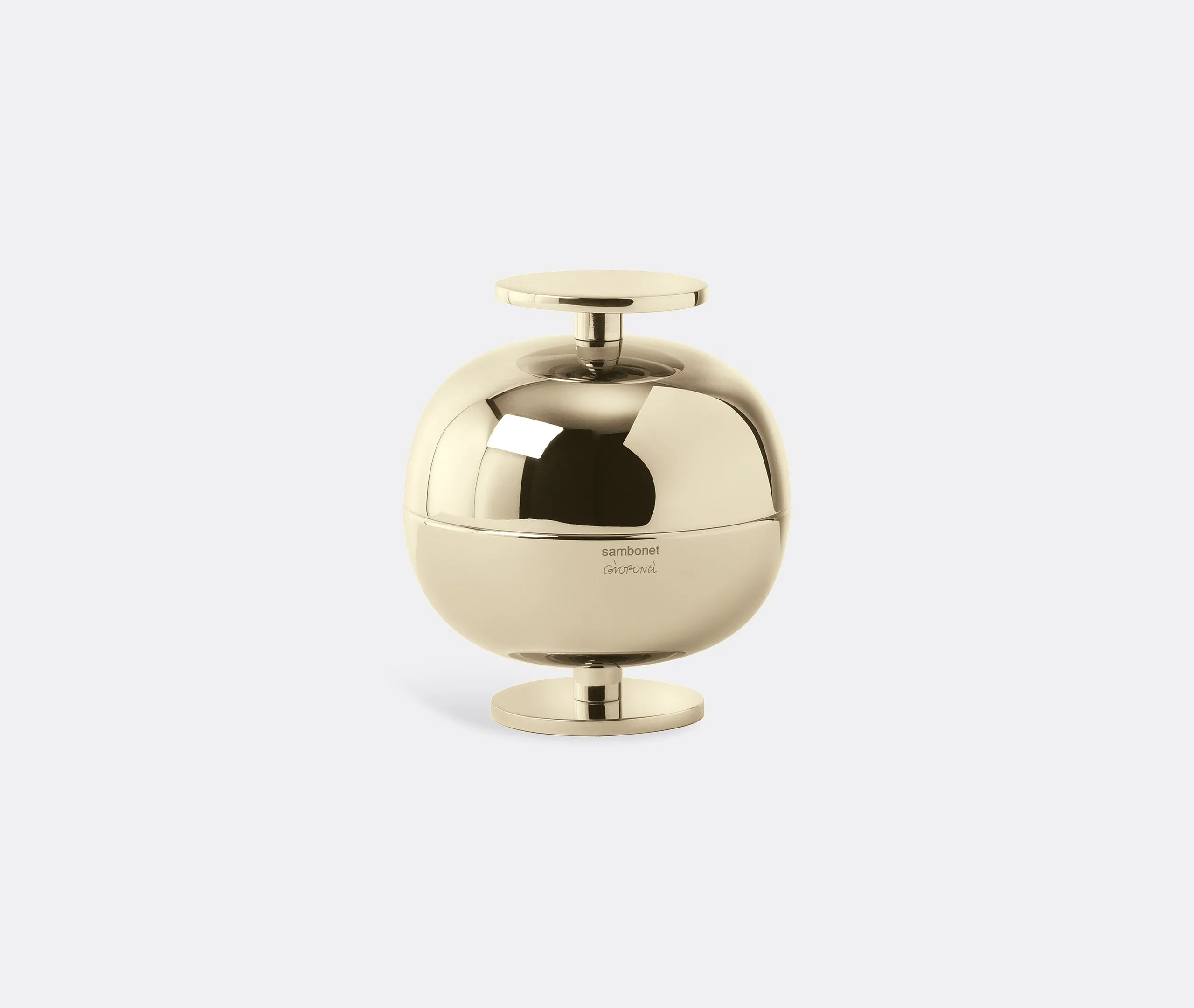 Small Centrepiece with Dual Bowls - Champagne