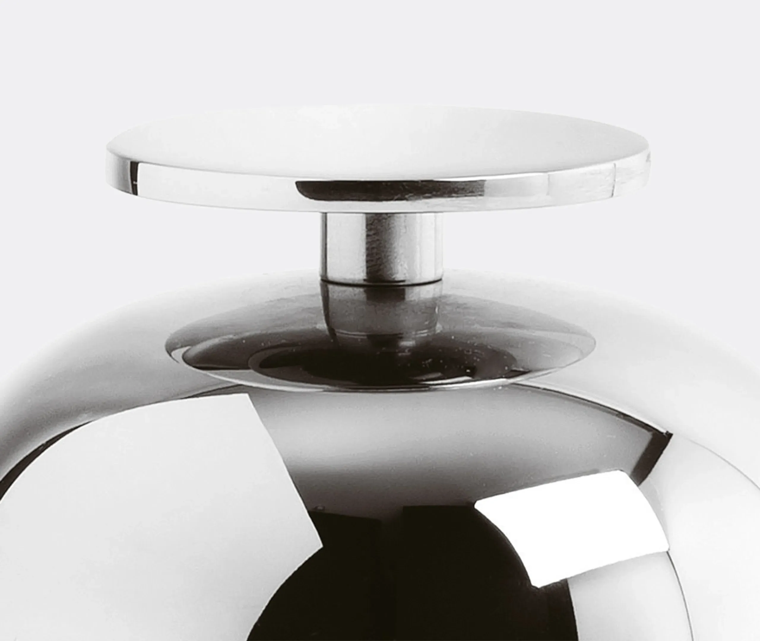Small Centrepiece with Dual Bowls - Silver, Steel