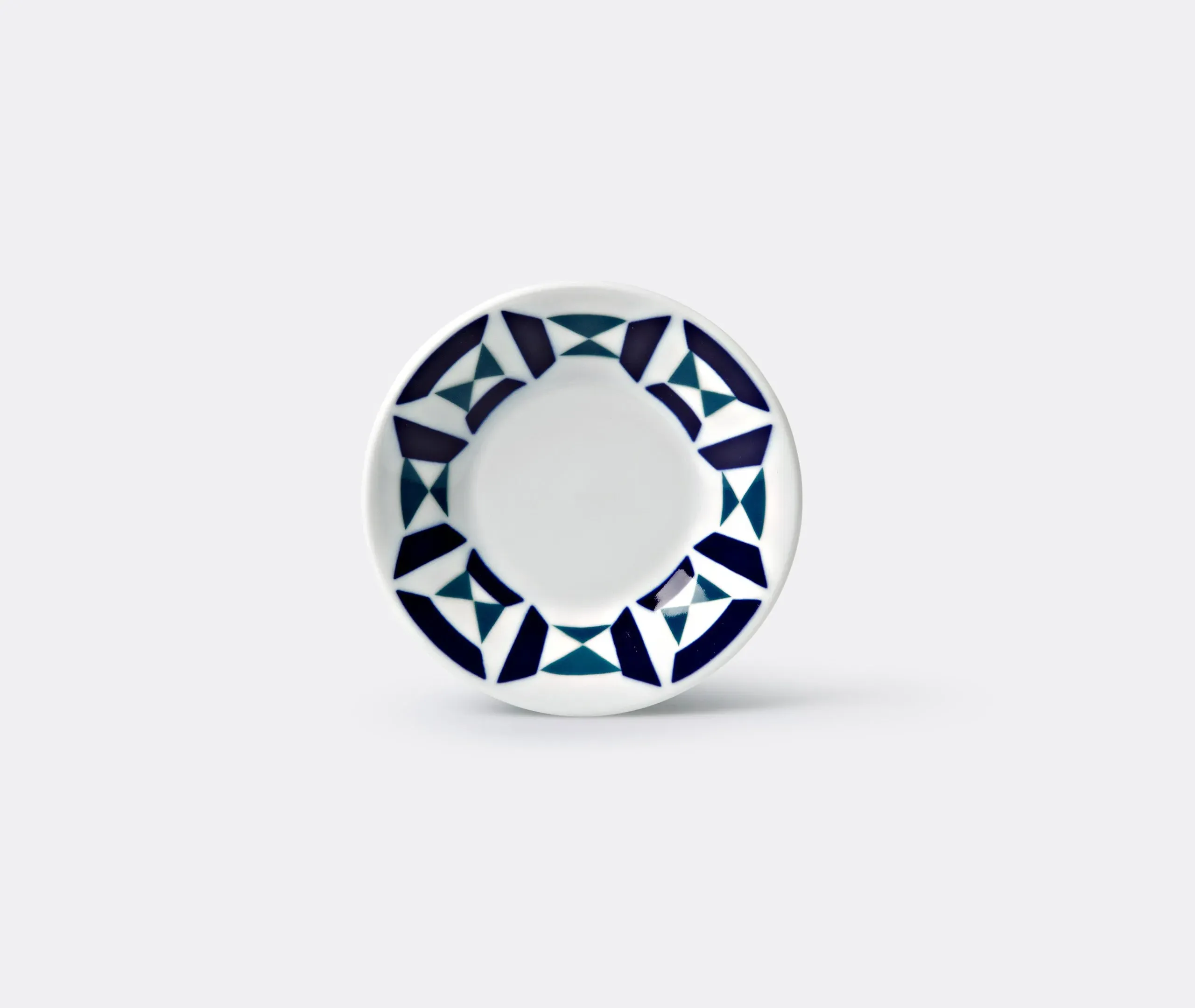Coffee Saucer Monférico Pattern - Blue, Porcelain image