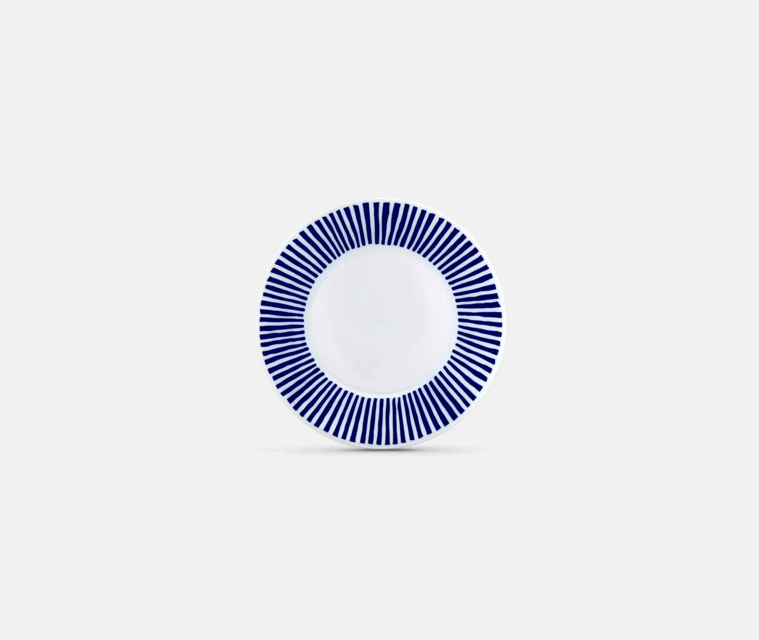 Ladeira Set of Six Dessert Plates - Blue, White, Porcelain product