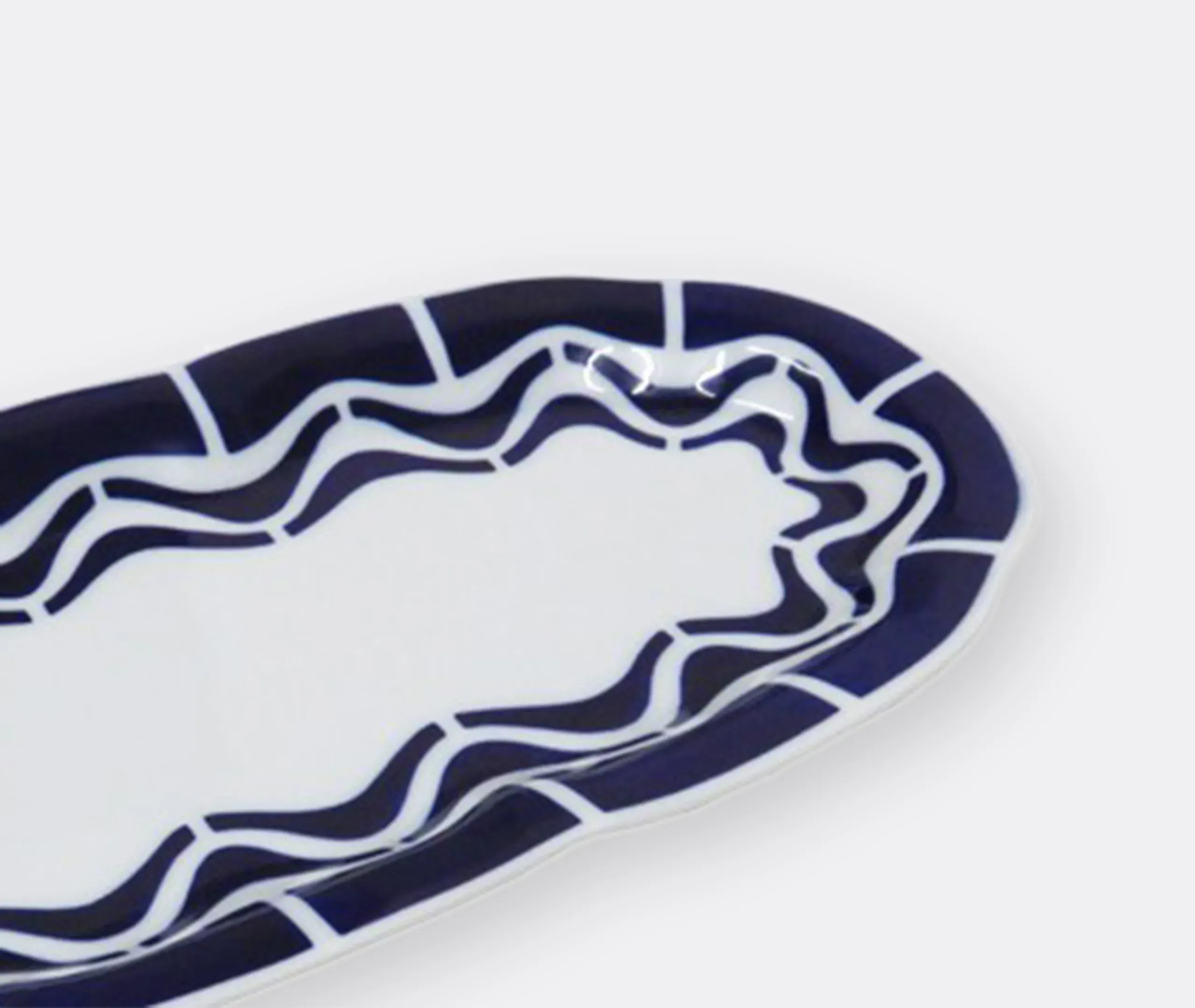 Marbadas Bread Tray - Blue, Ceramic alternate view