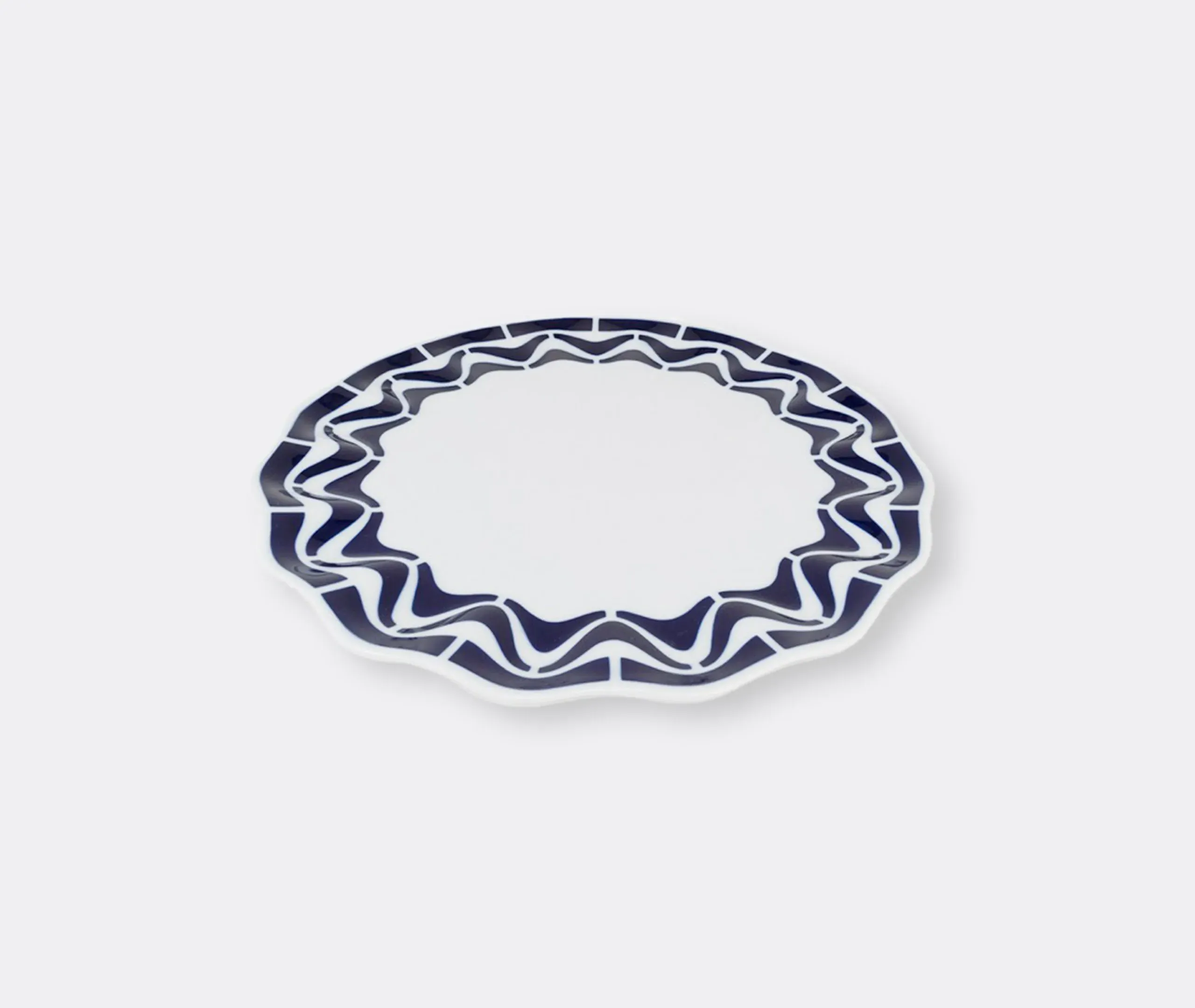 Round Crepe Tray - Multicolour, Ceramic