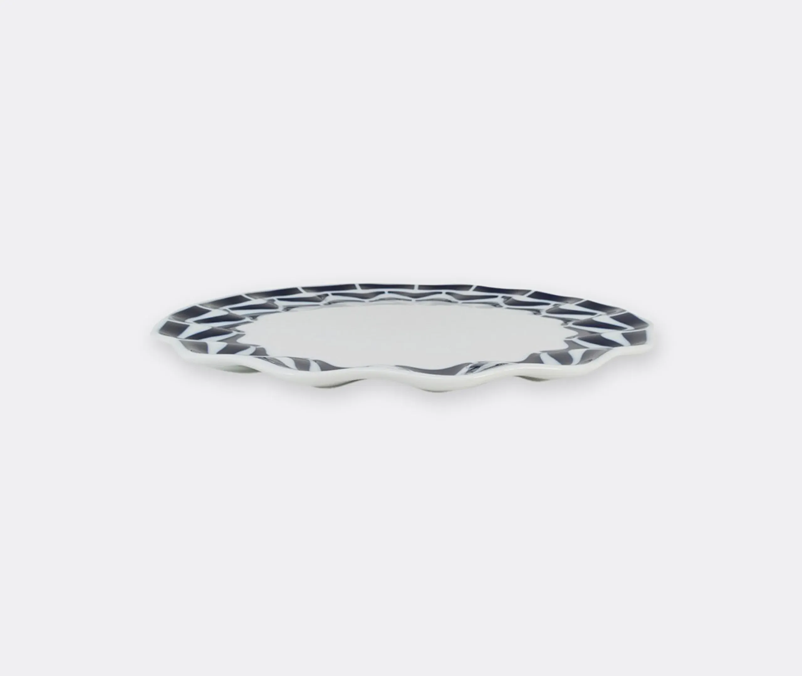 Round Crepe Tray - Multicolour, Ceramic
