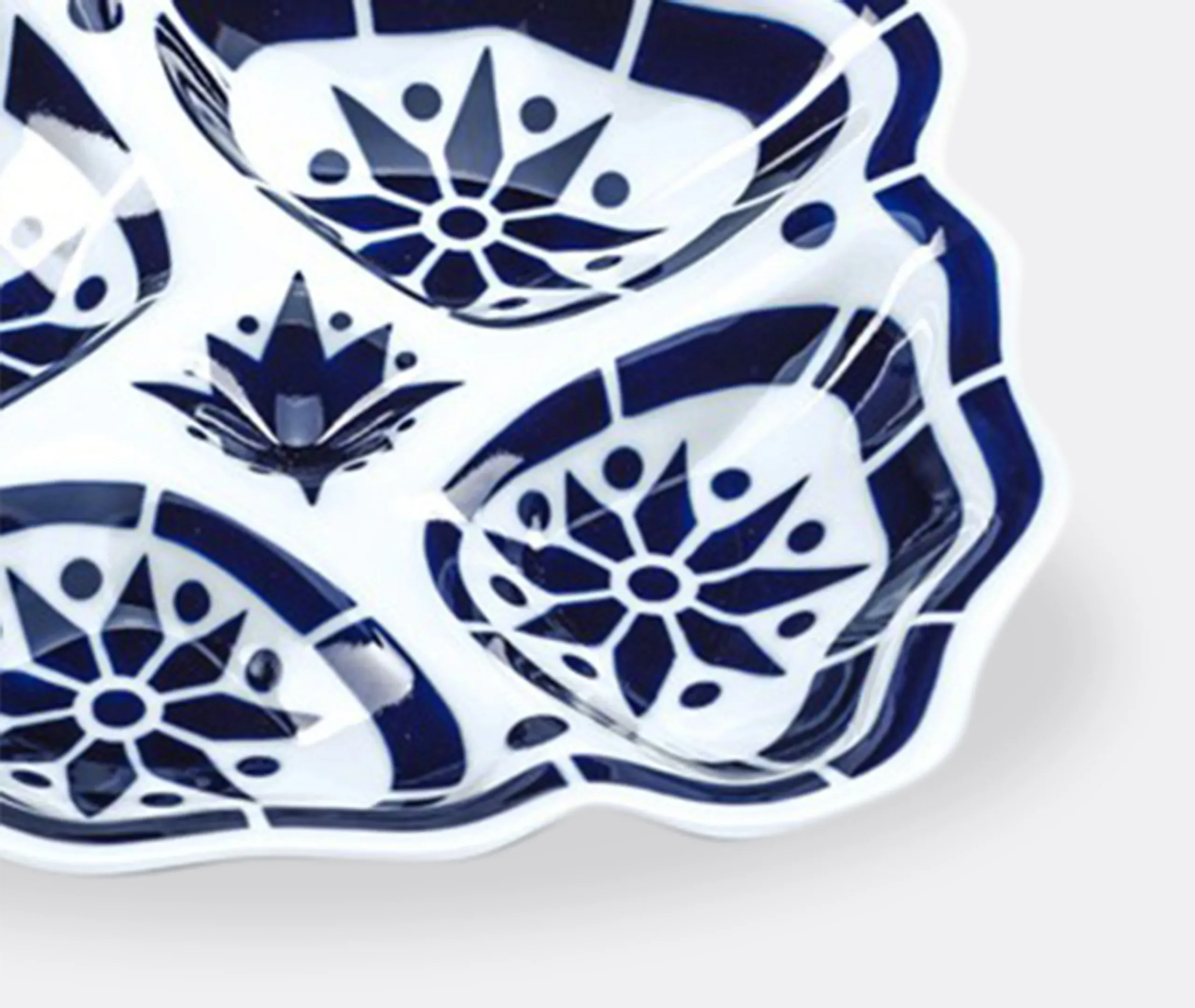 Scallop Shell Platter - Multicolour, Ceramic