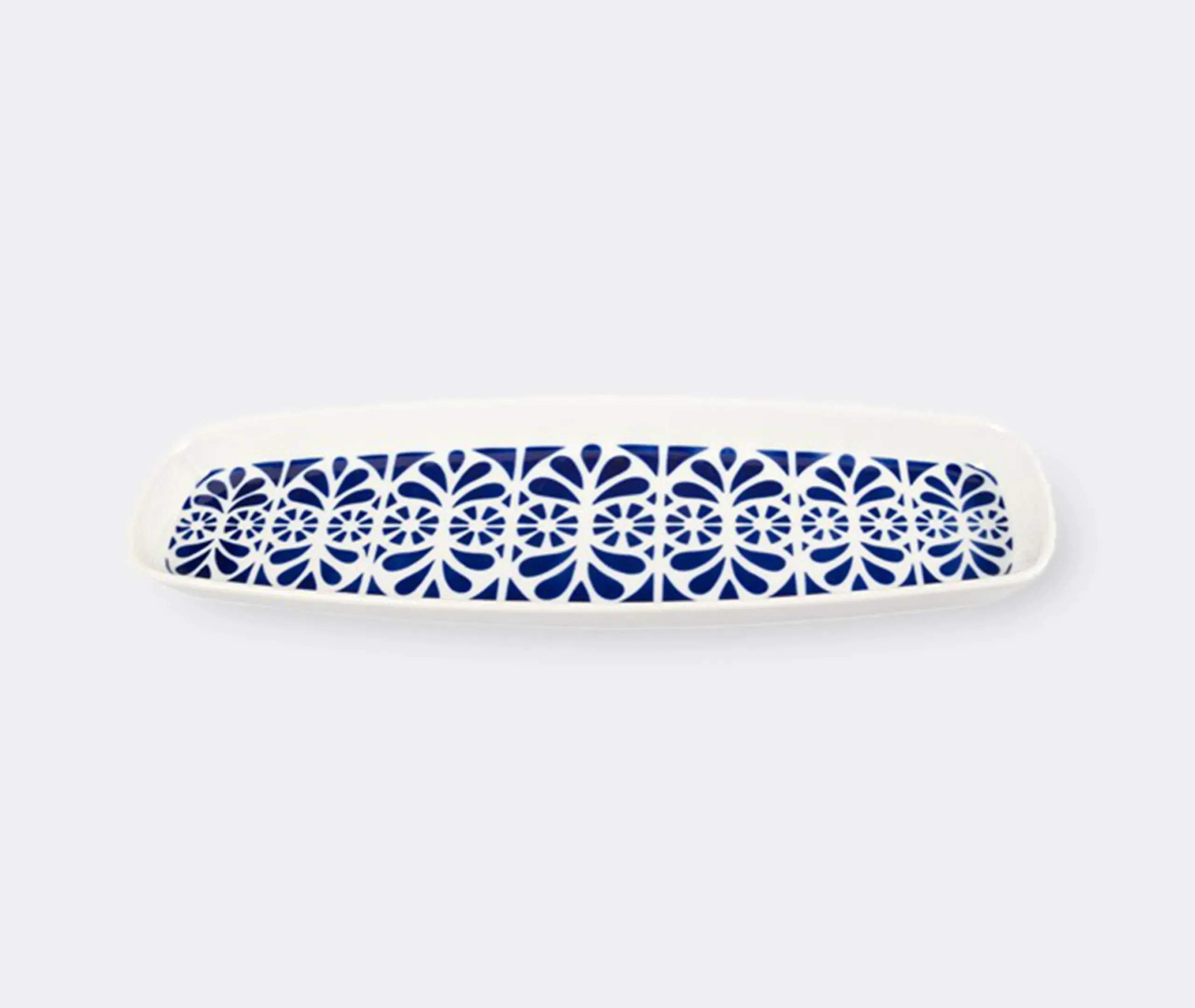Serving Tray Galerias Pattern - Blue, Porcelain image