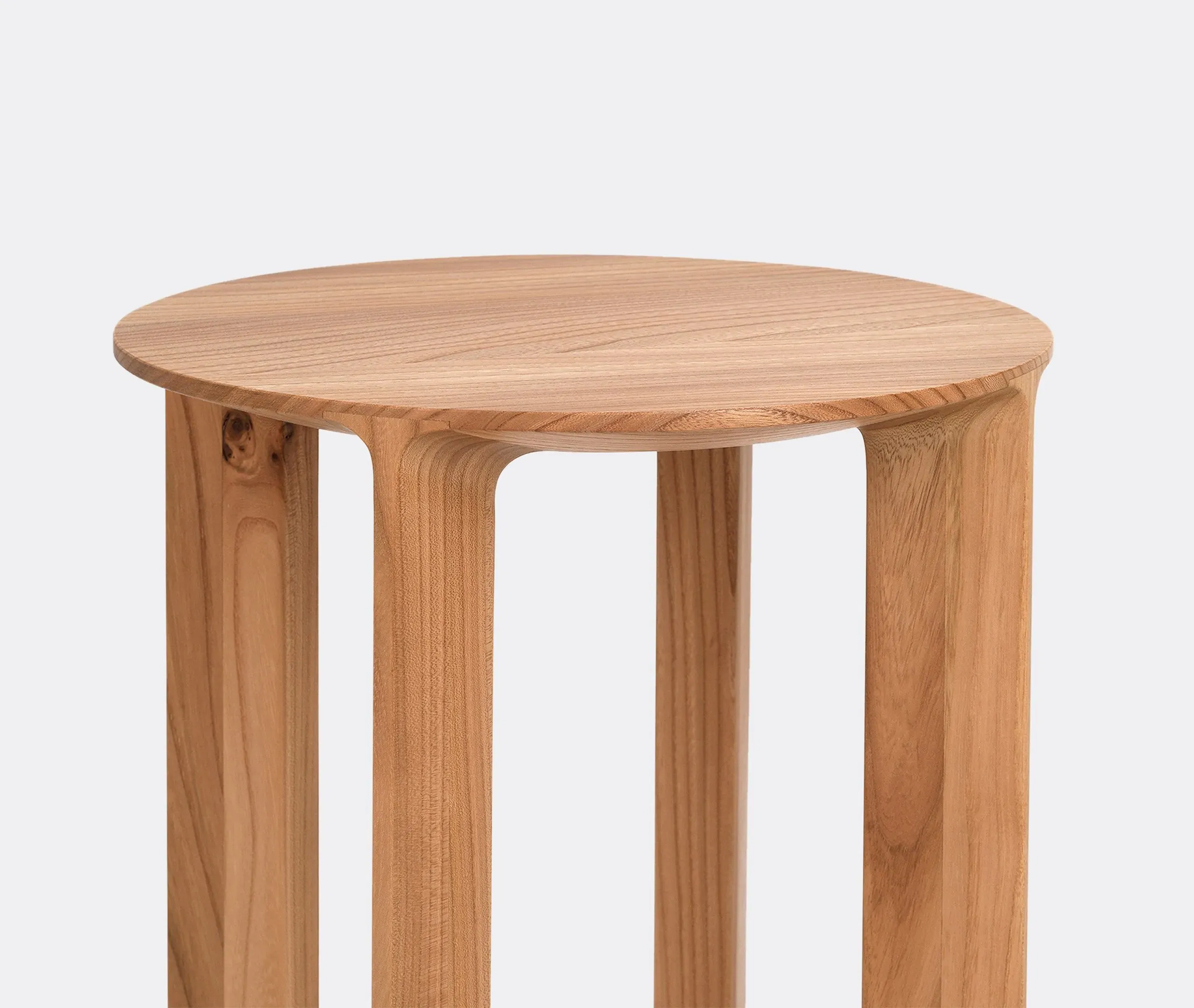 4-Leg Stool - Oak, Solid Wood