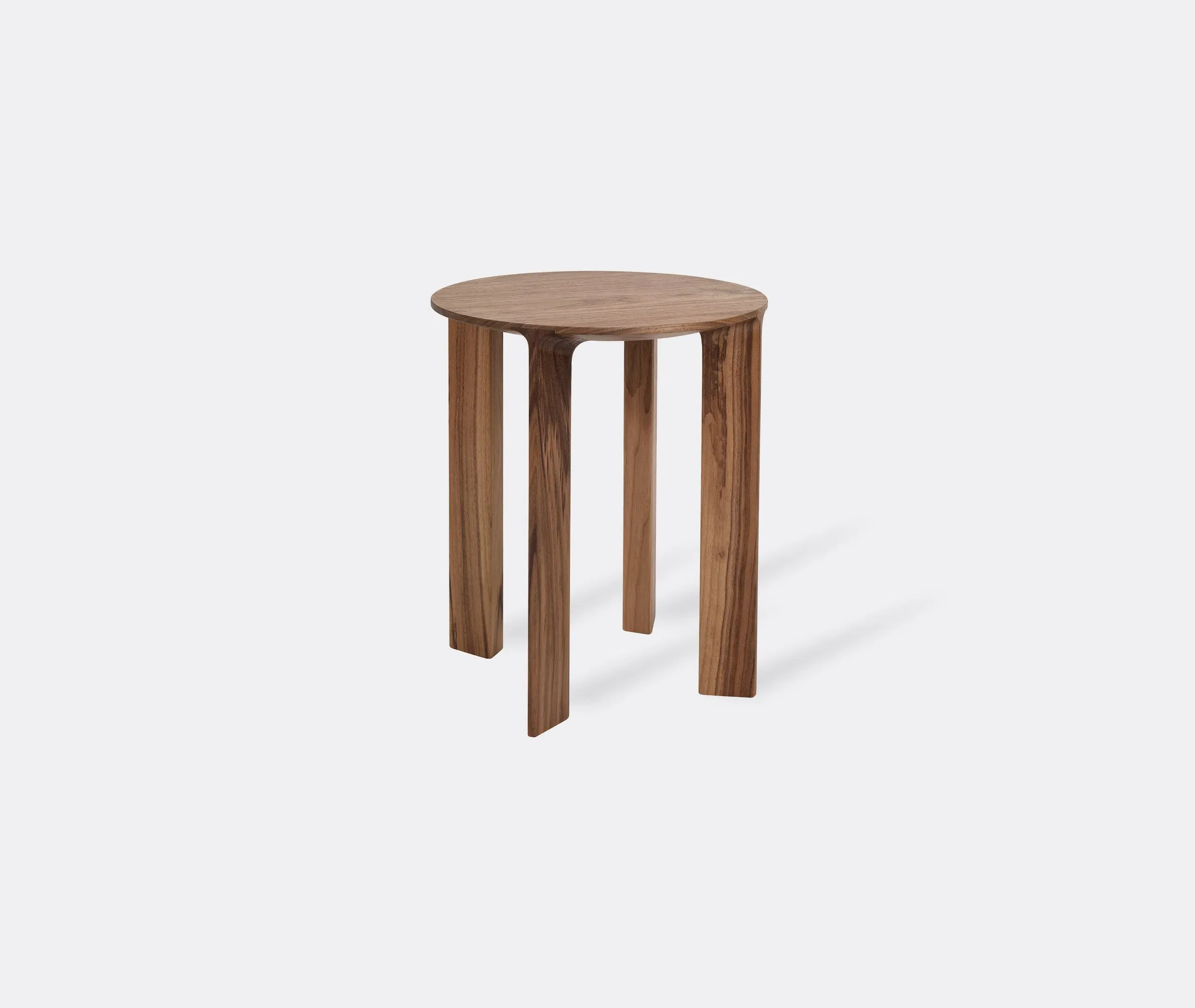4-Leg Stool - Walnut, Solid Wood