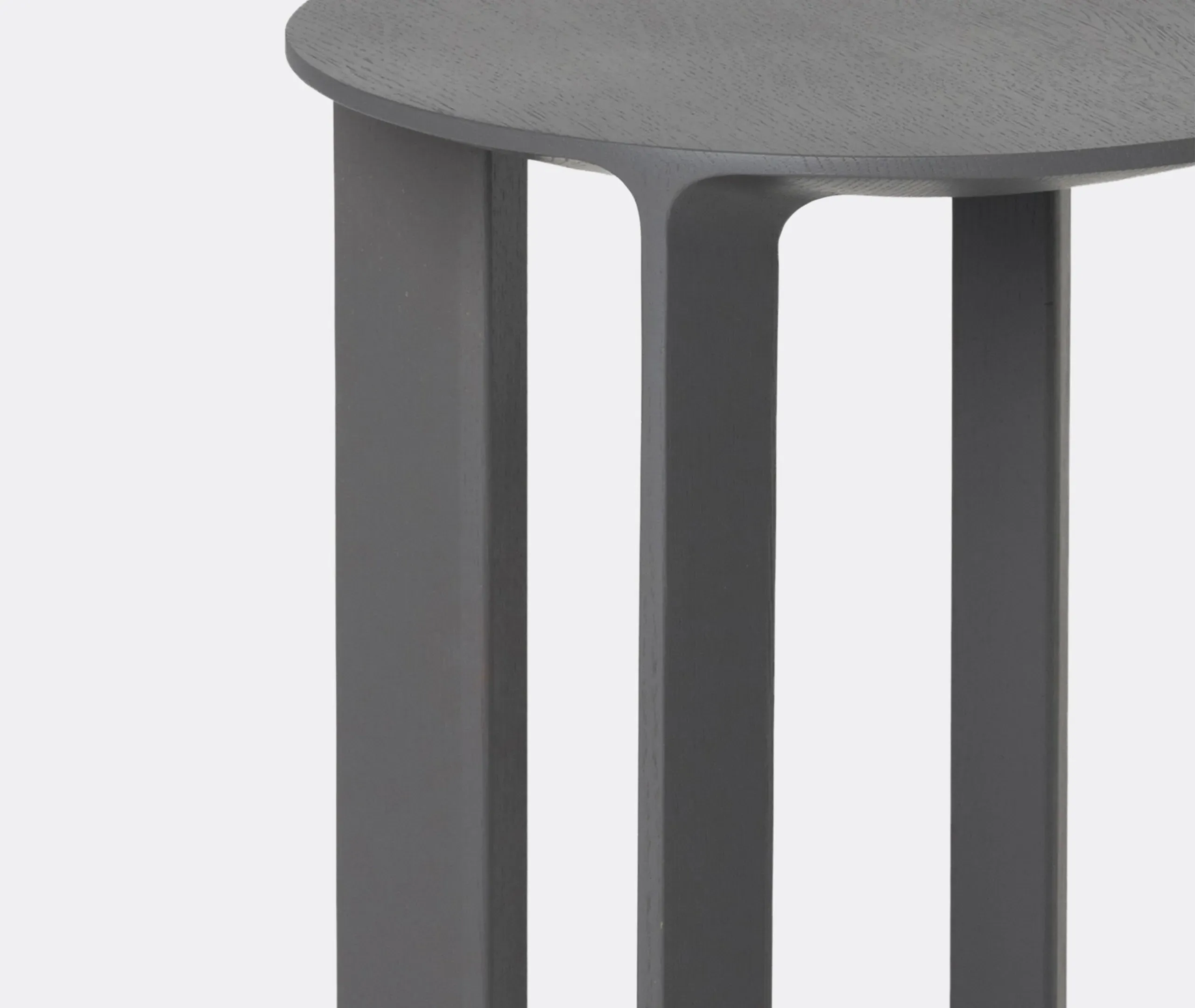 4-Leg Stool with Matte Finish - Granite, Wood