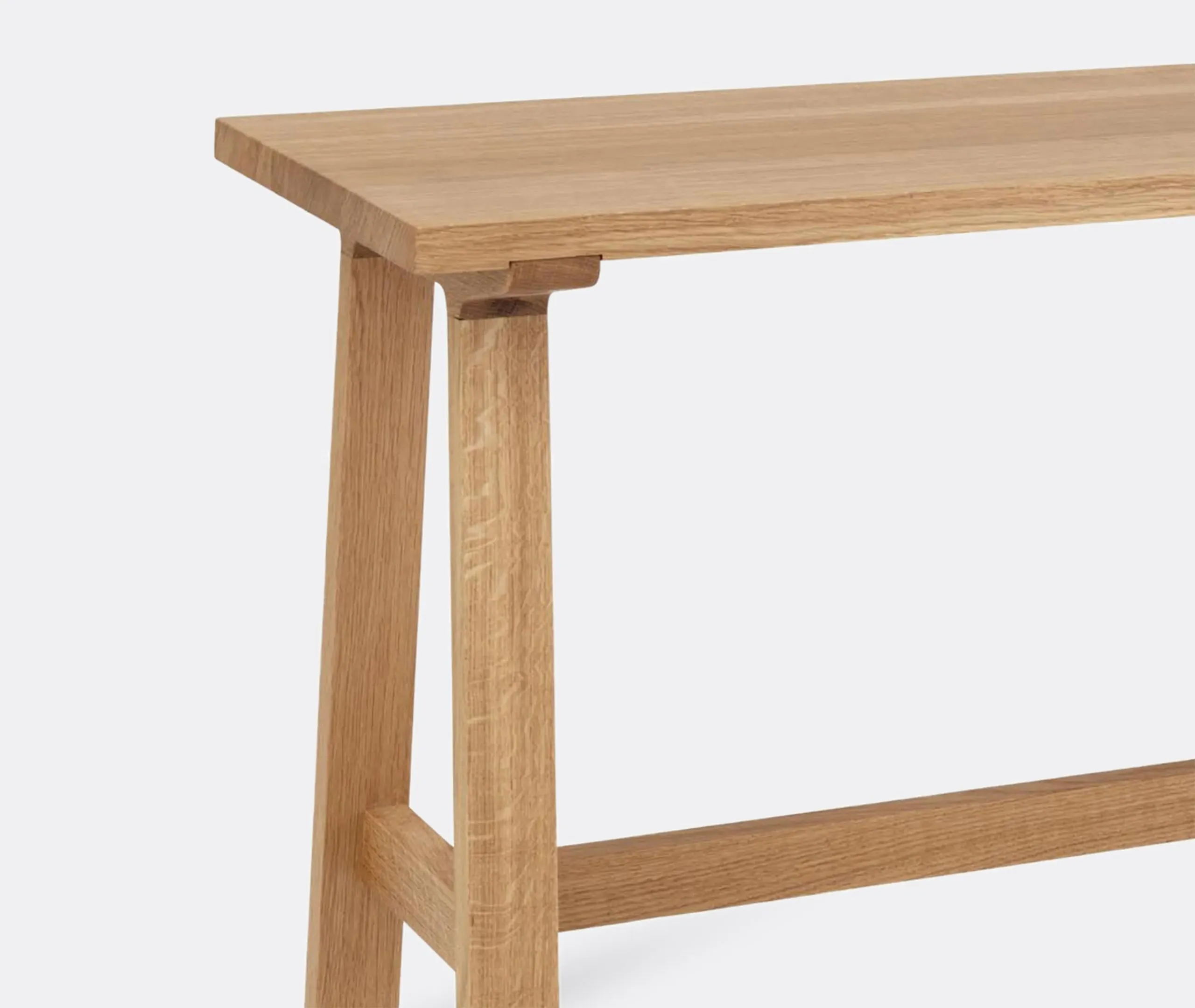 Bench with Storage - Oak, Solid Wood