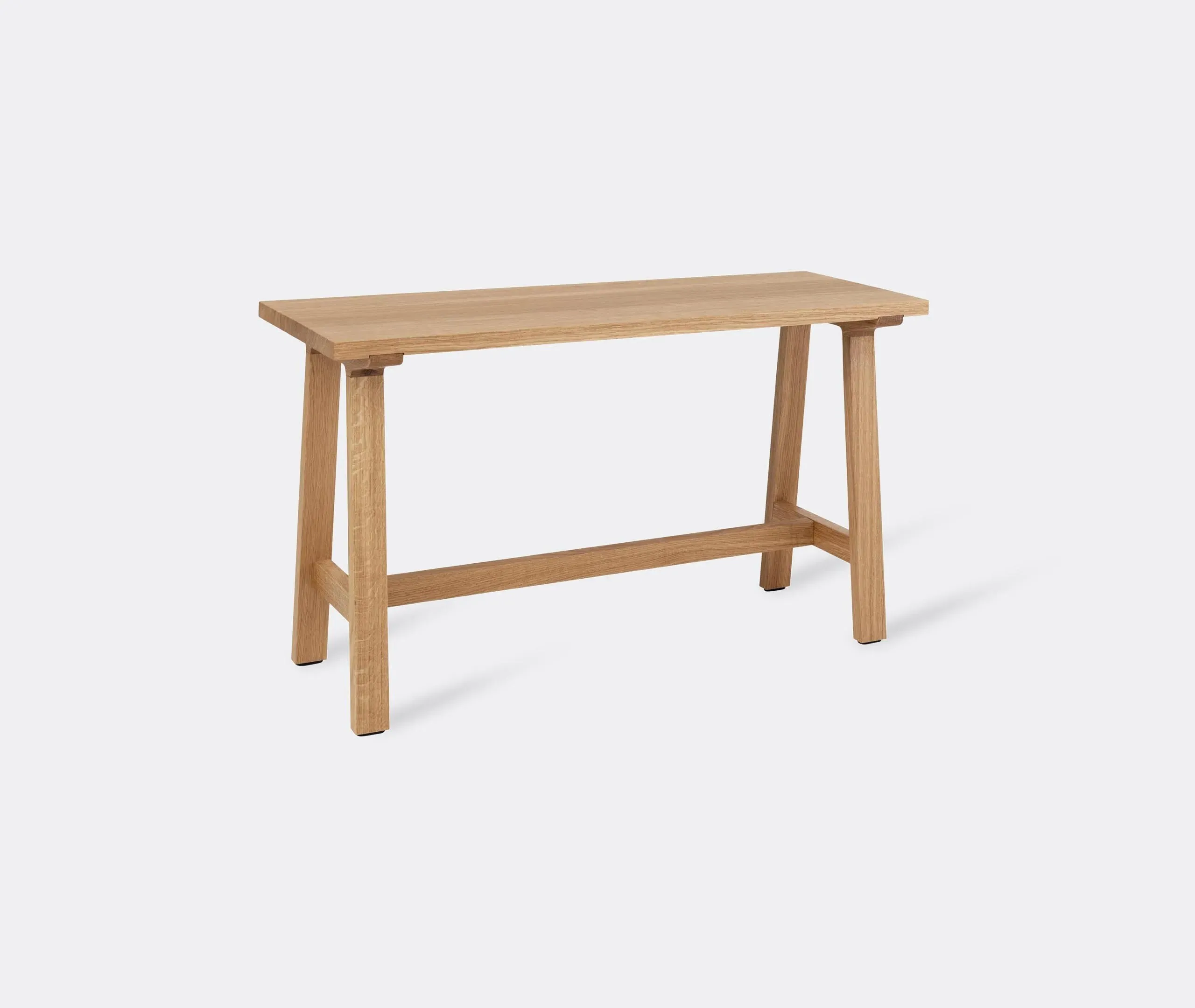 Bench with Storage - Oak, Solid Wood image