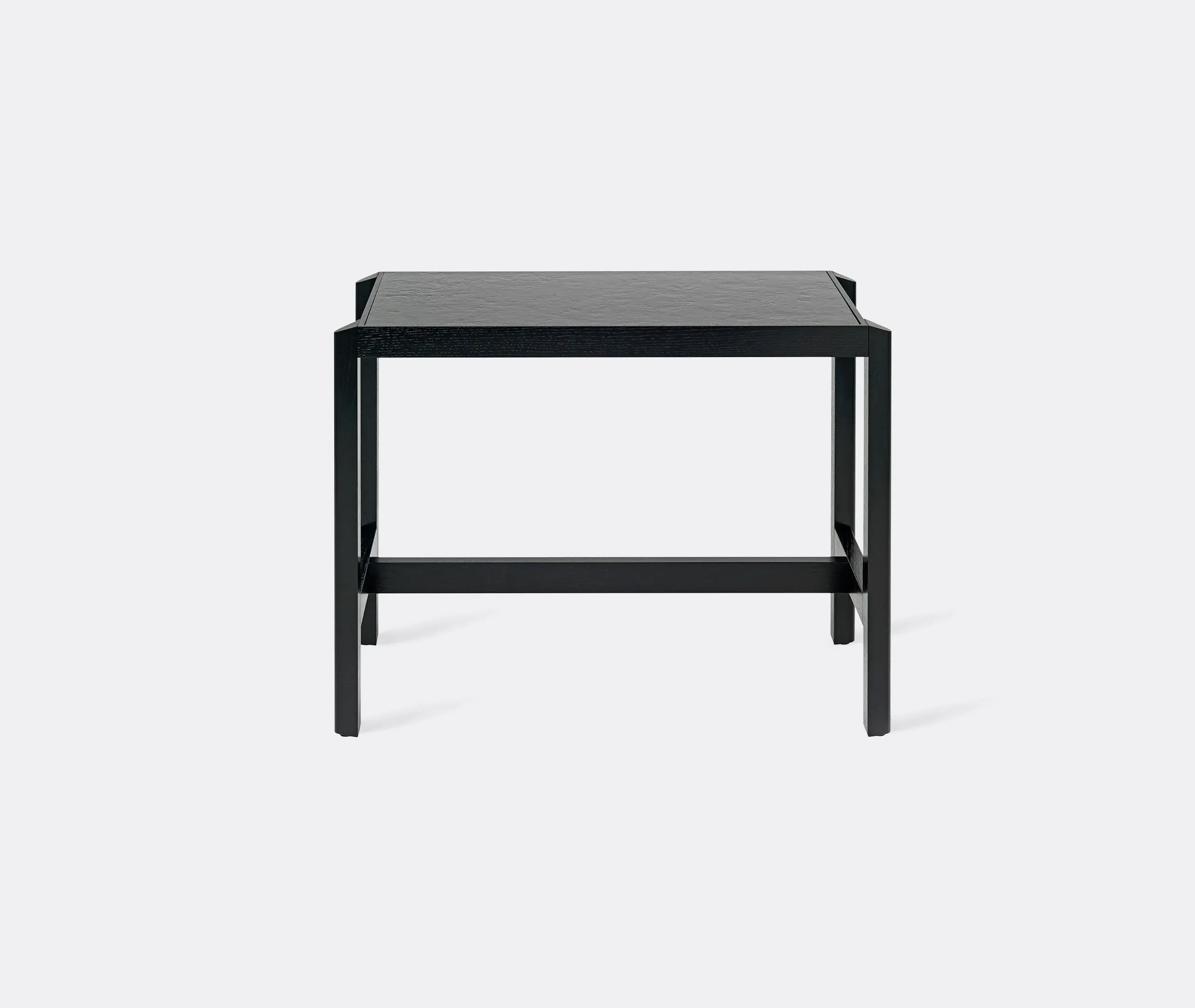 Console Table with Ceramic Tile - Ivory Black