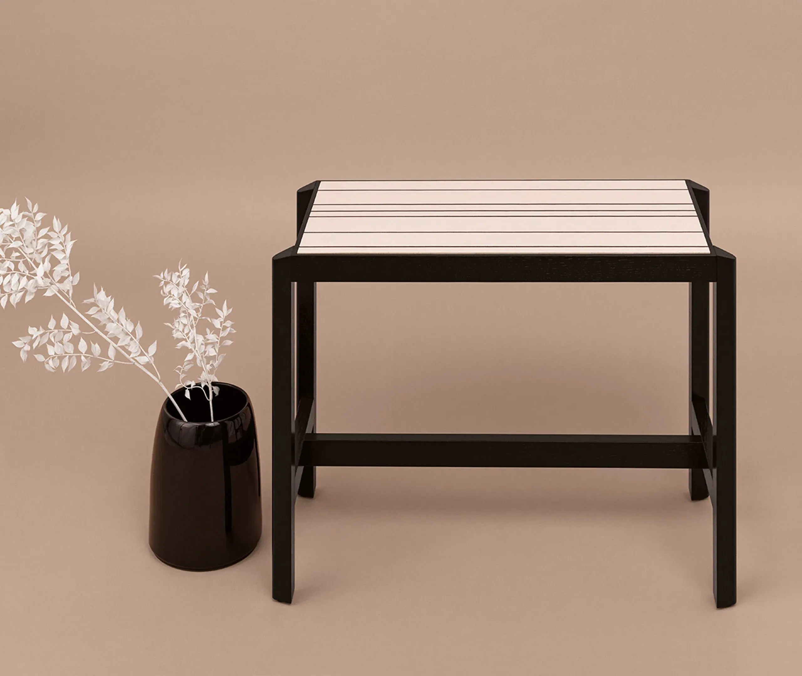 Console Table with Ceramic Tile - Mariniere