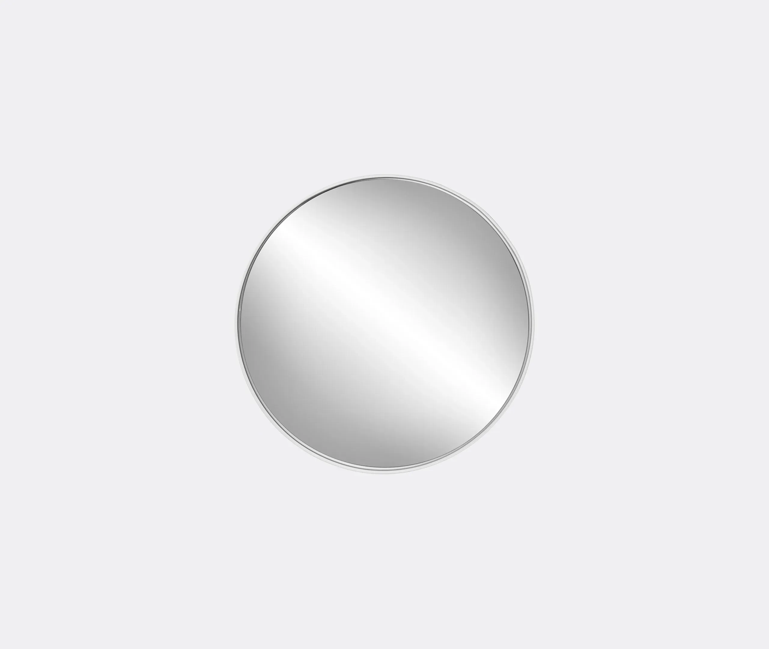 Large Bubble Mirror - White, Ceramic
