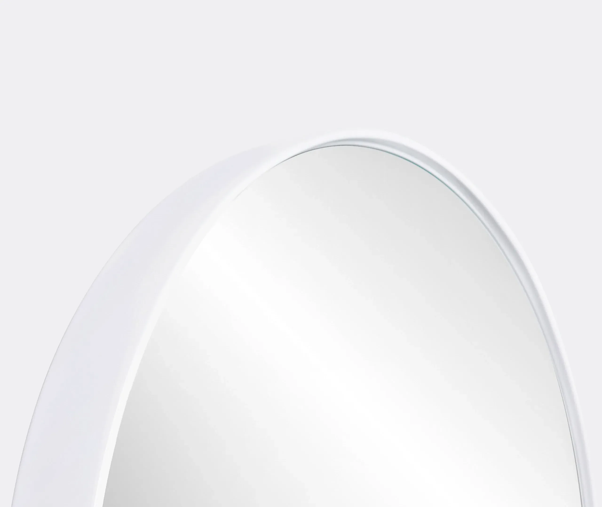 Large Bubble Mirror - White, Ceramic
