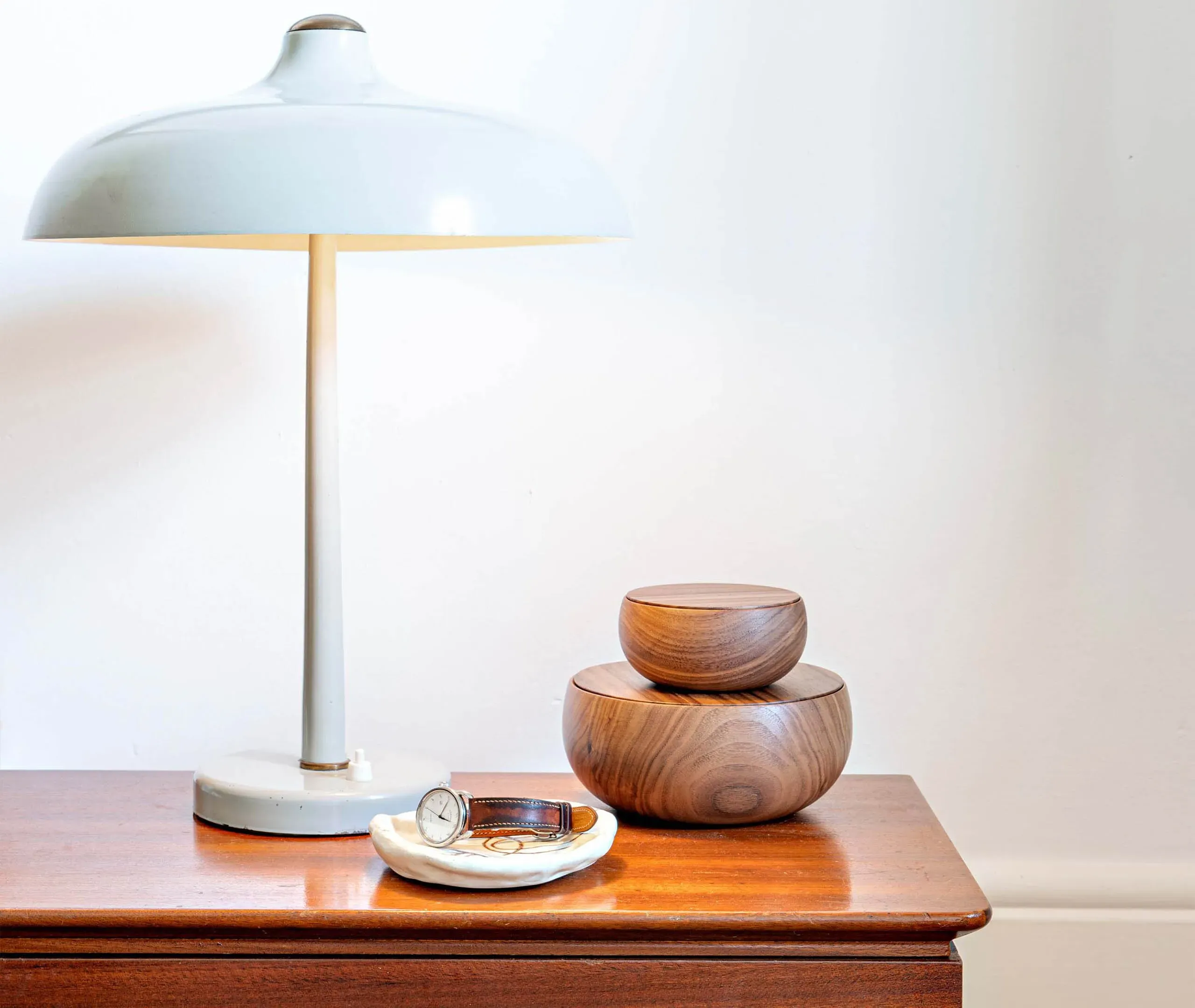 Large Decorative Bowl - Walnut, Solid Wood