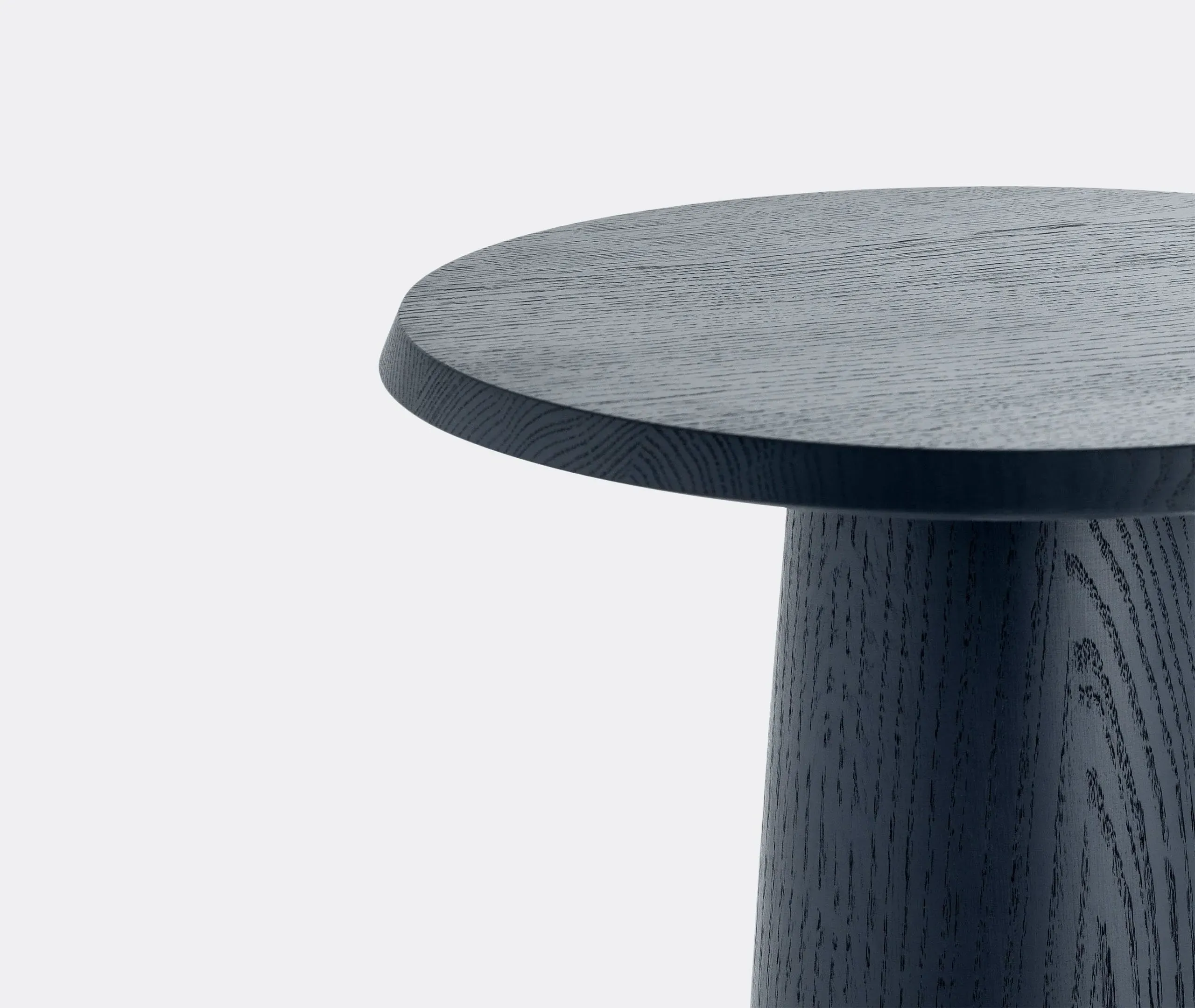 Mushroom Side Table - Night Blue, Solid Wood