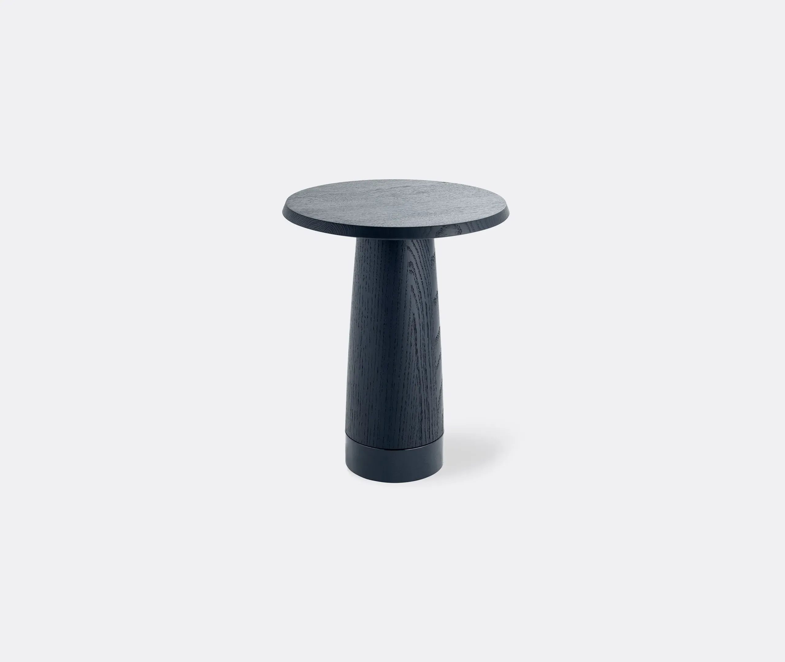 Mushroom Side Table - Night Blue, Solid Wood
