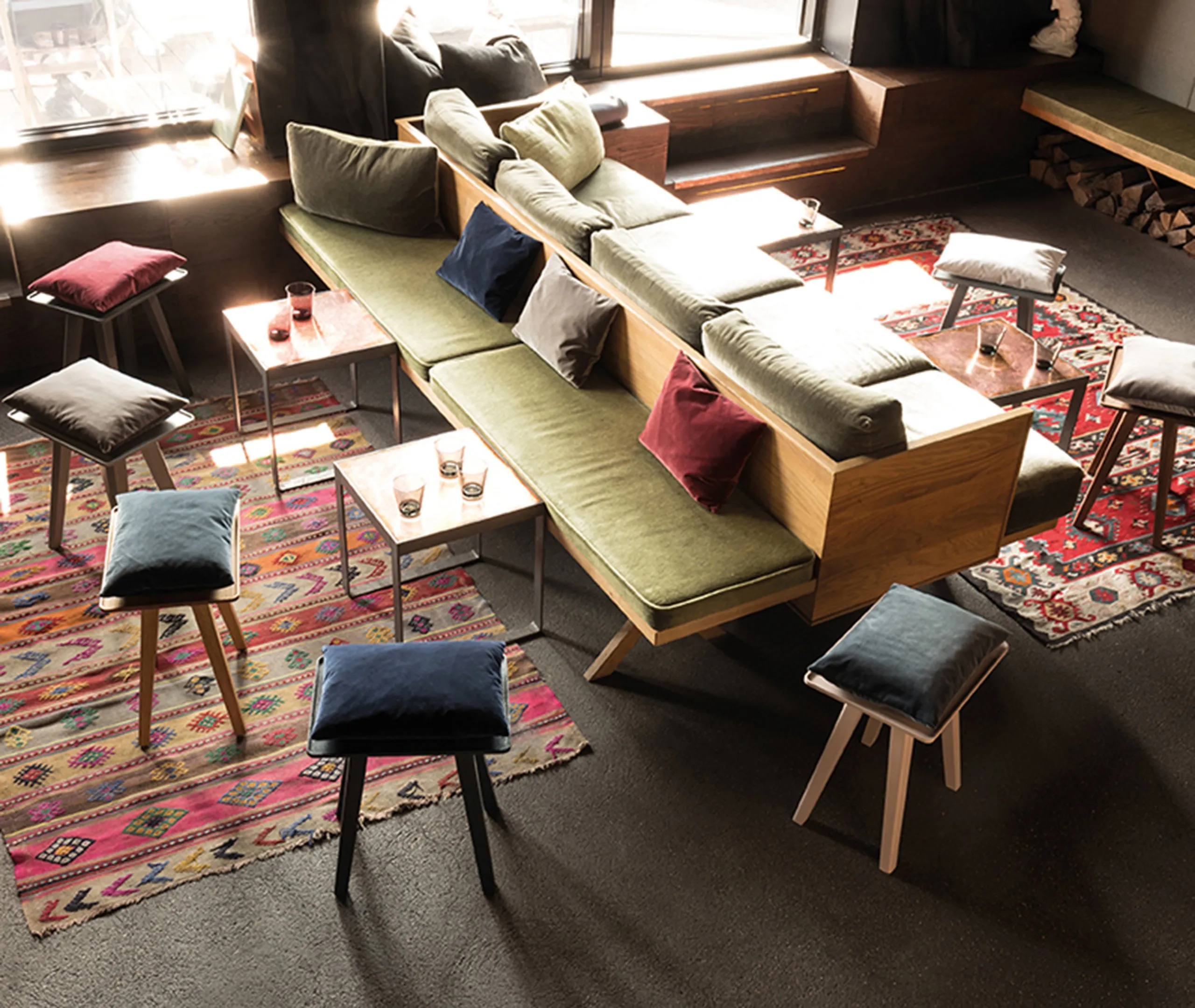 Nini Stool - Dusky Rose