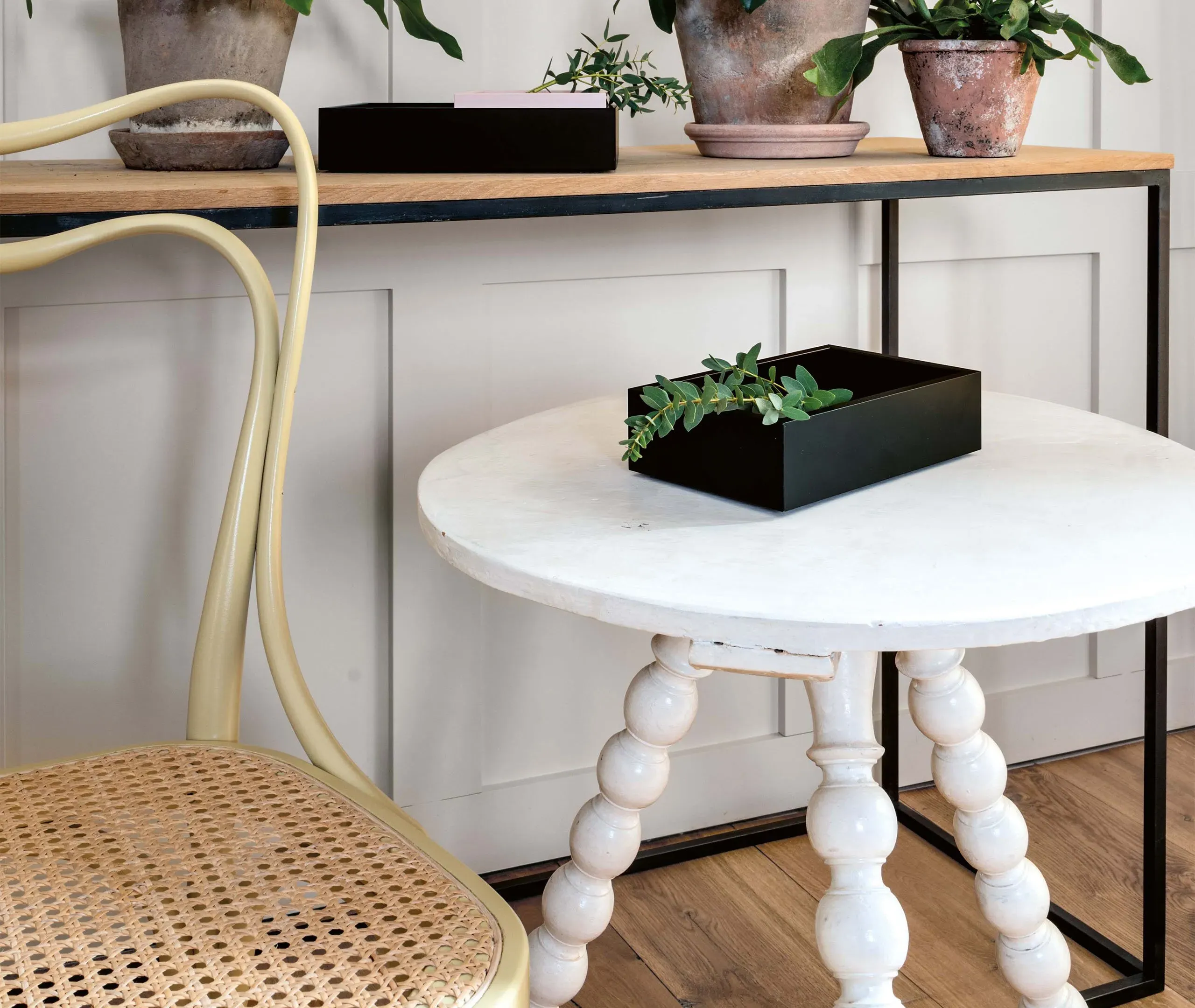 Tally Medium Valet Tray - Black