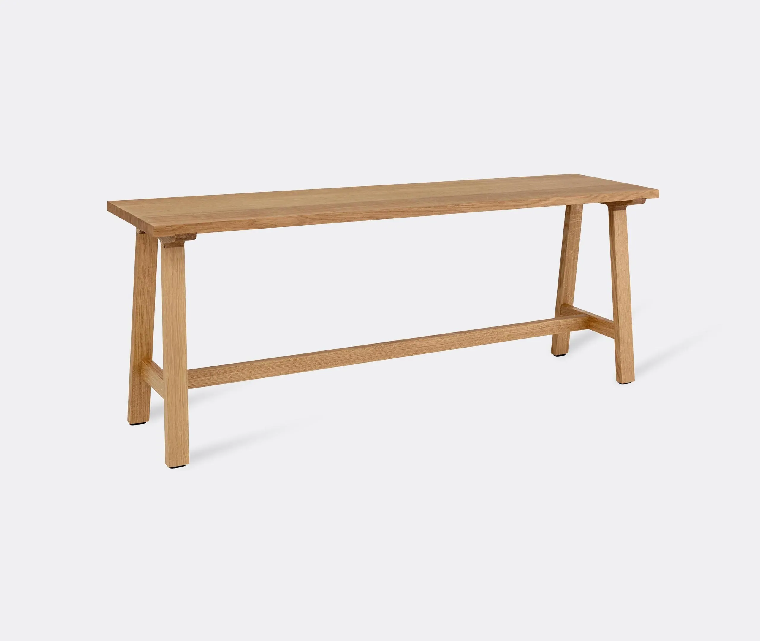 Wide Bench Multi-Purpose - Oak, Solid Wood image