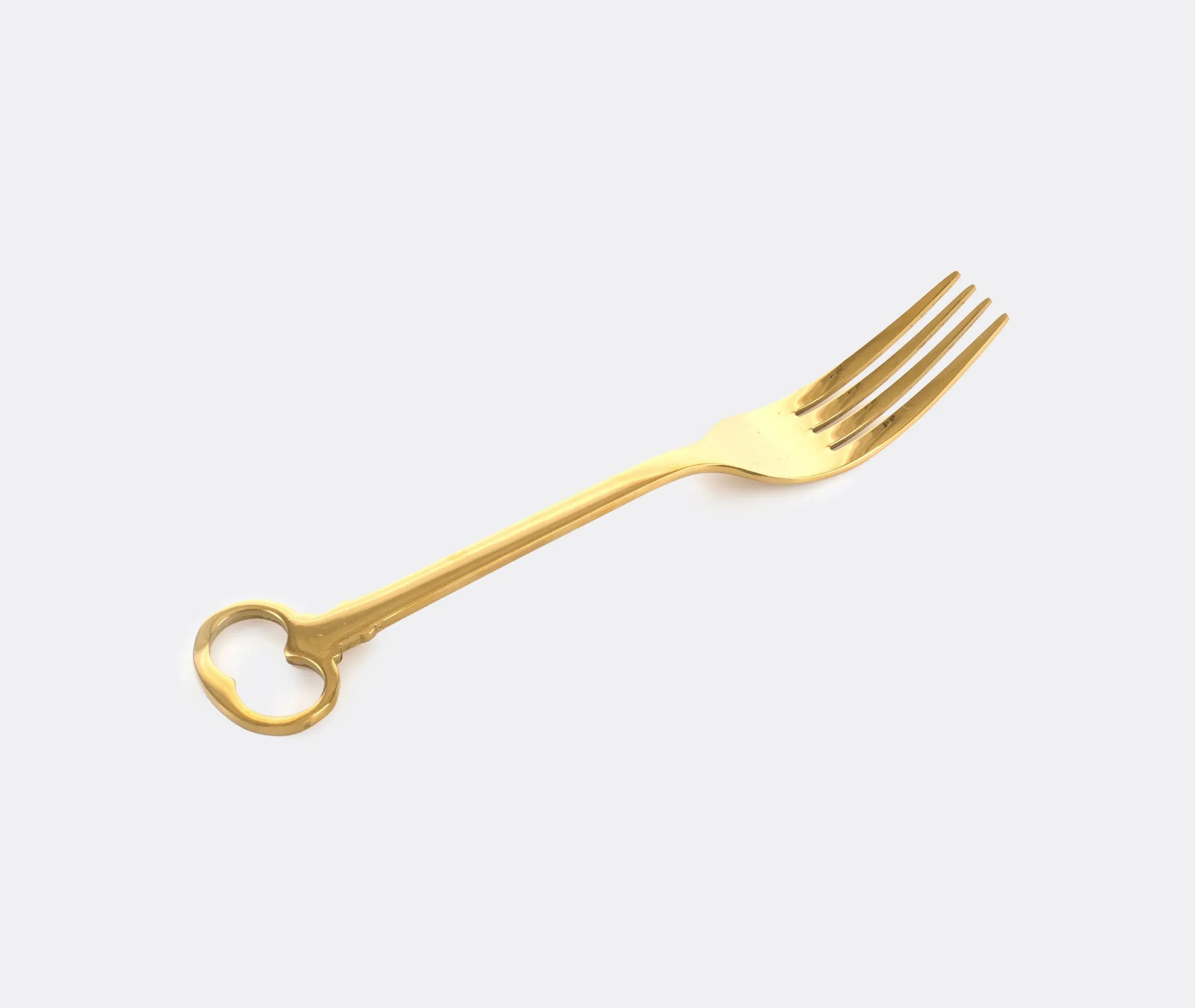 24-Piece Cutlery Set with Key Design - Gold