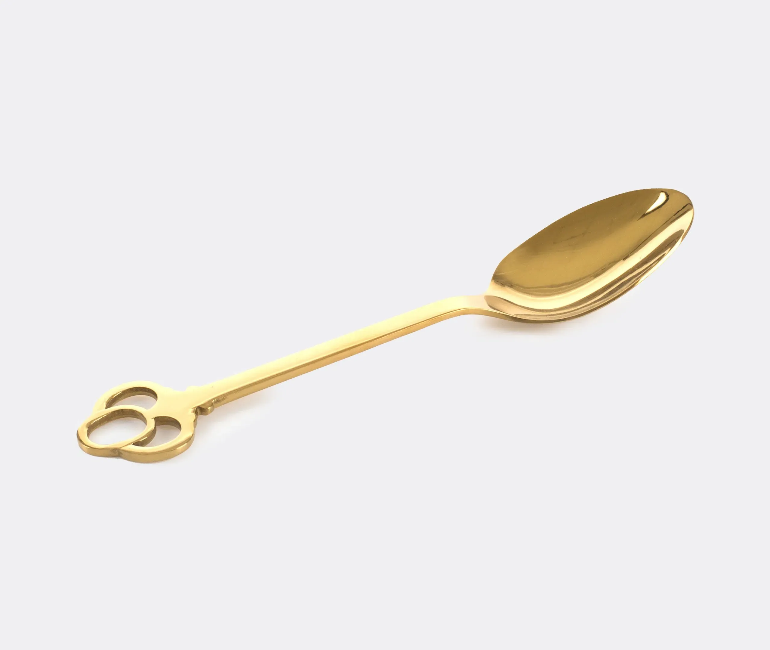 24-Piece Cutlery Set with Key Design - Gold