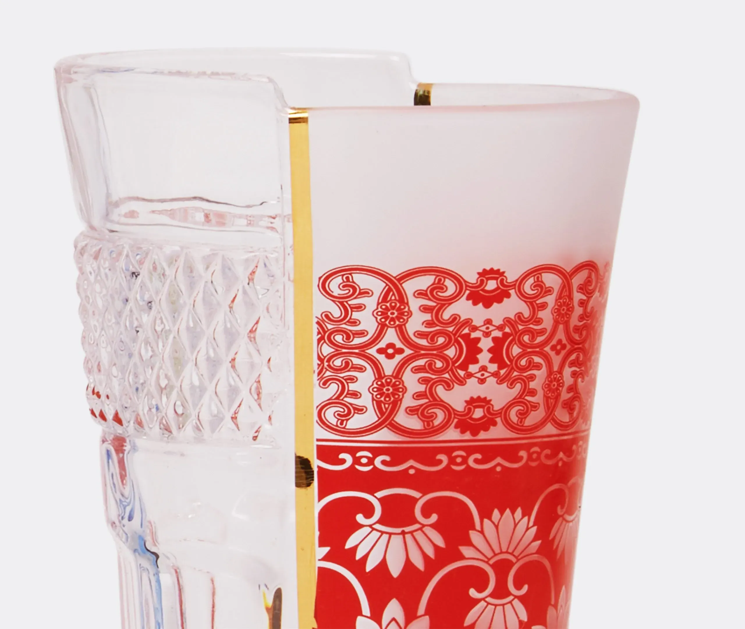 3-Piece Glass Set - Multicolor, Bone China