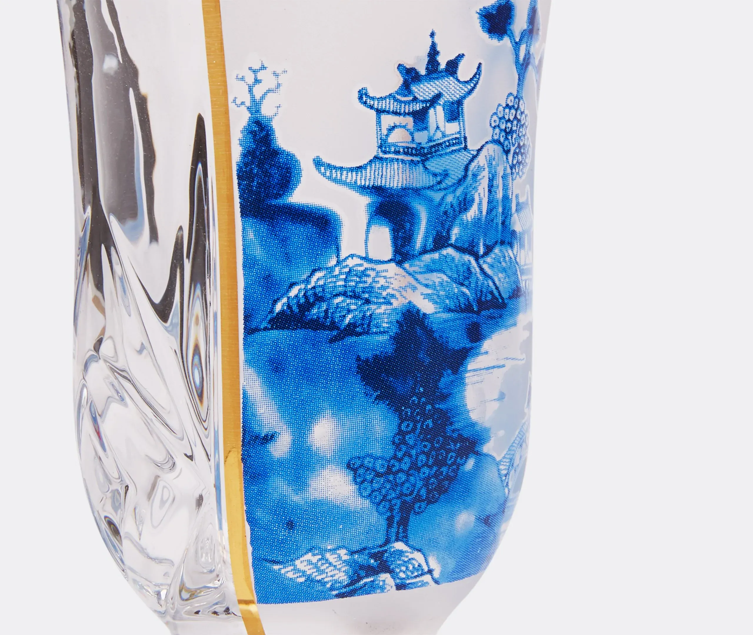 3-Piece Glass Set - Multicolor, Bone China