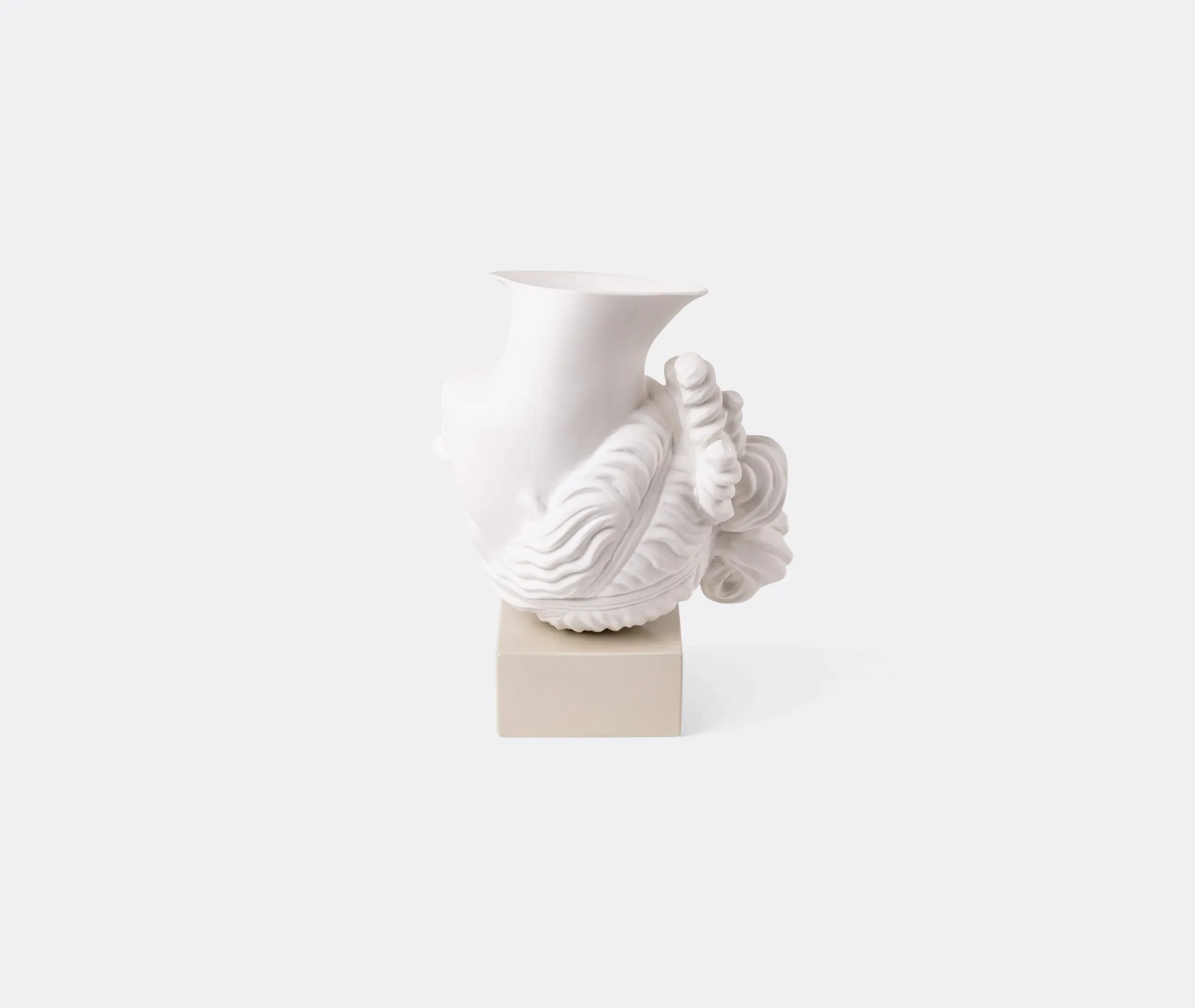 Amor Volat Vase - White