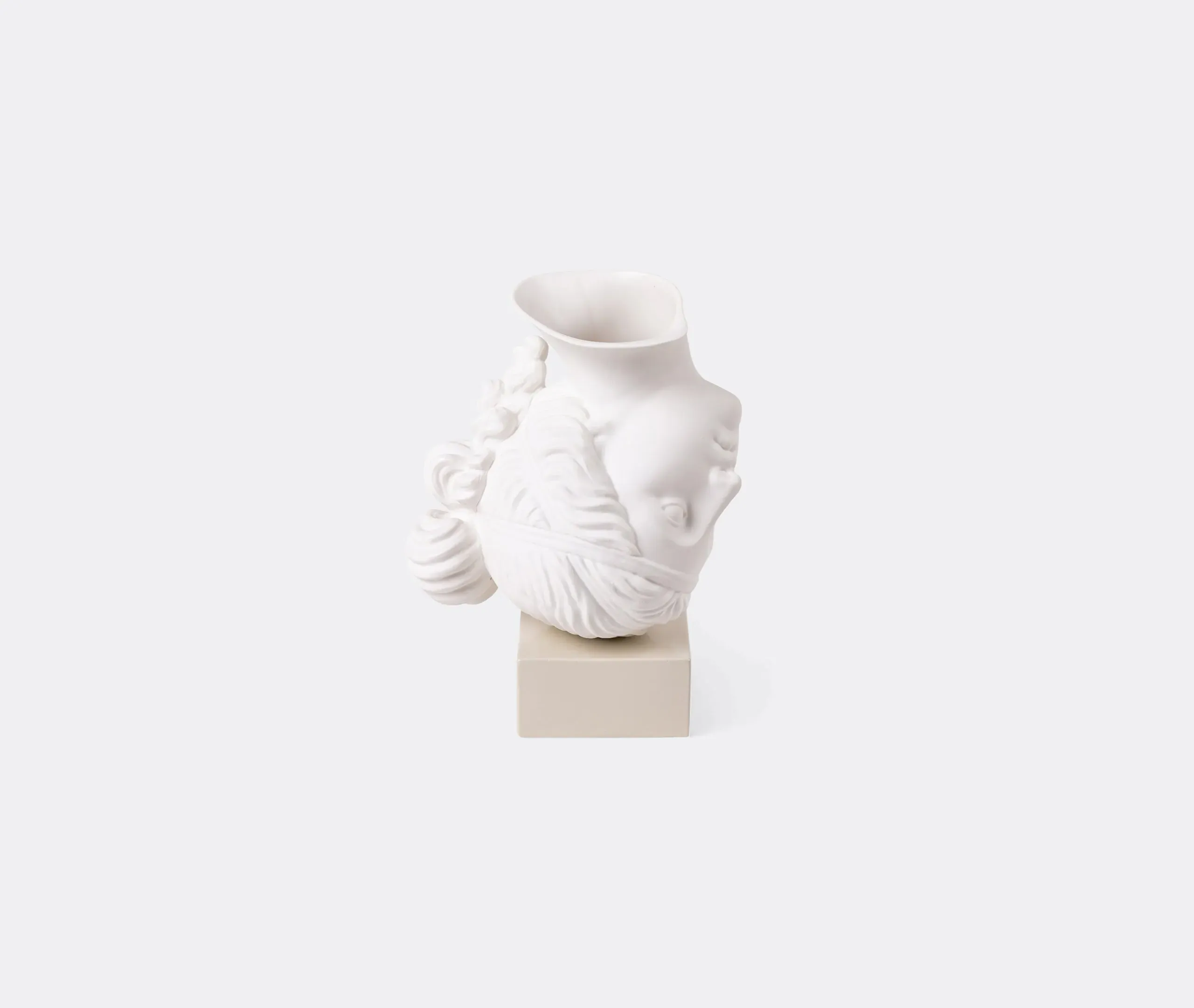 Amor Volat Vase - White