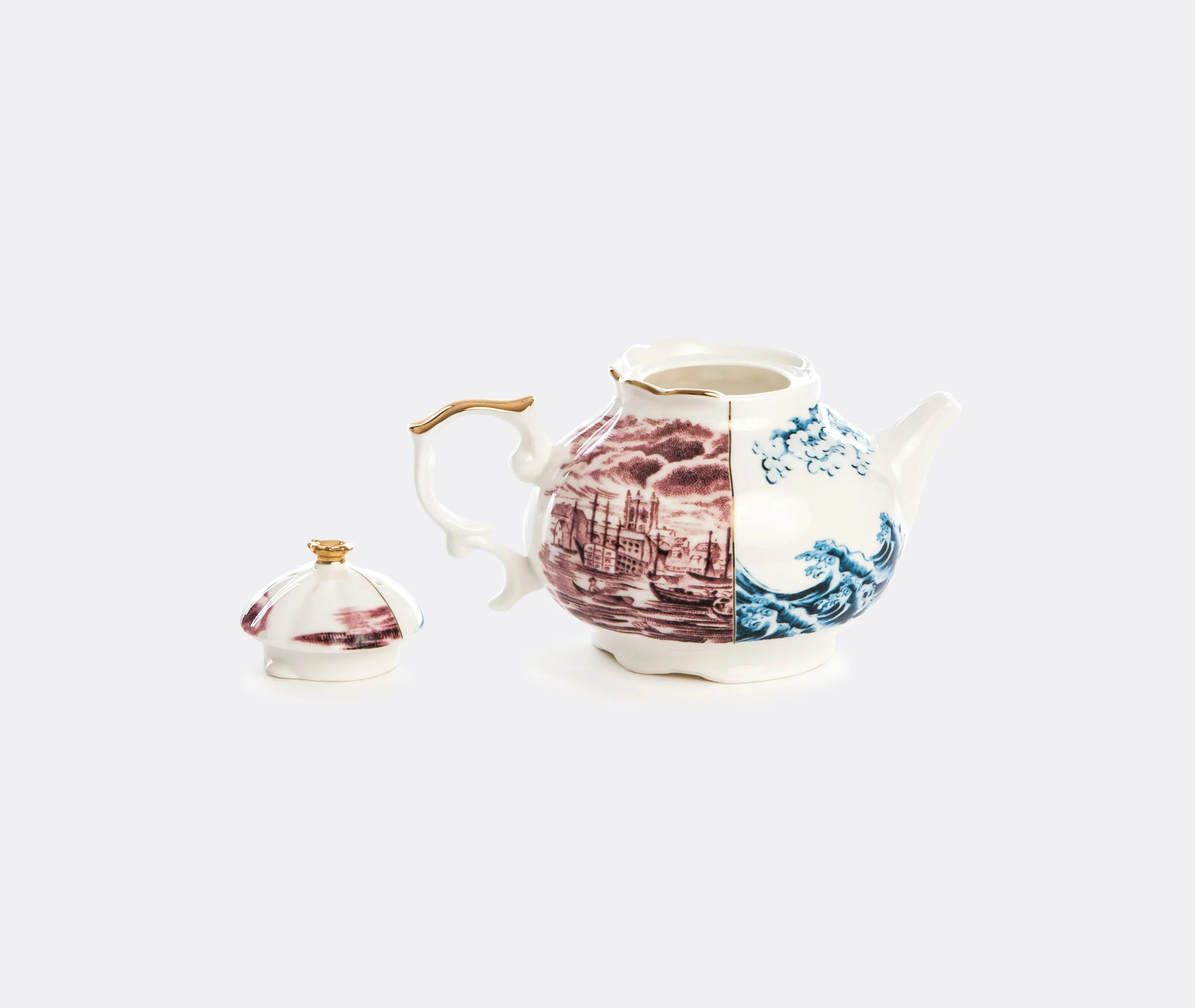 Ceramic Teapot - Multicolor, Bone China