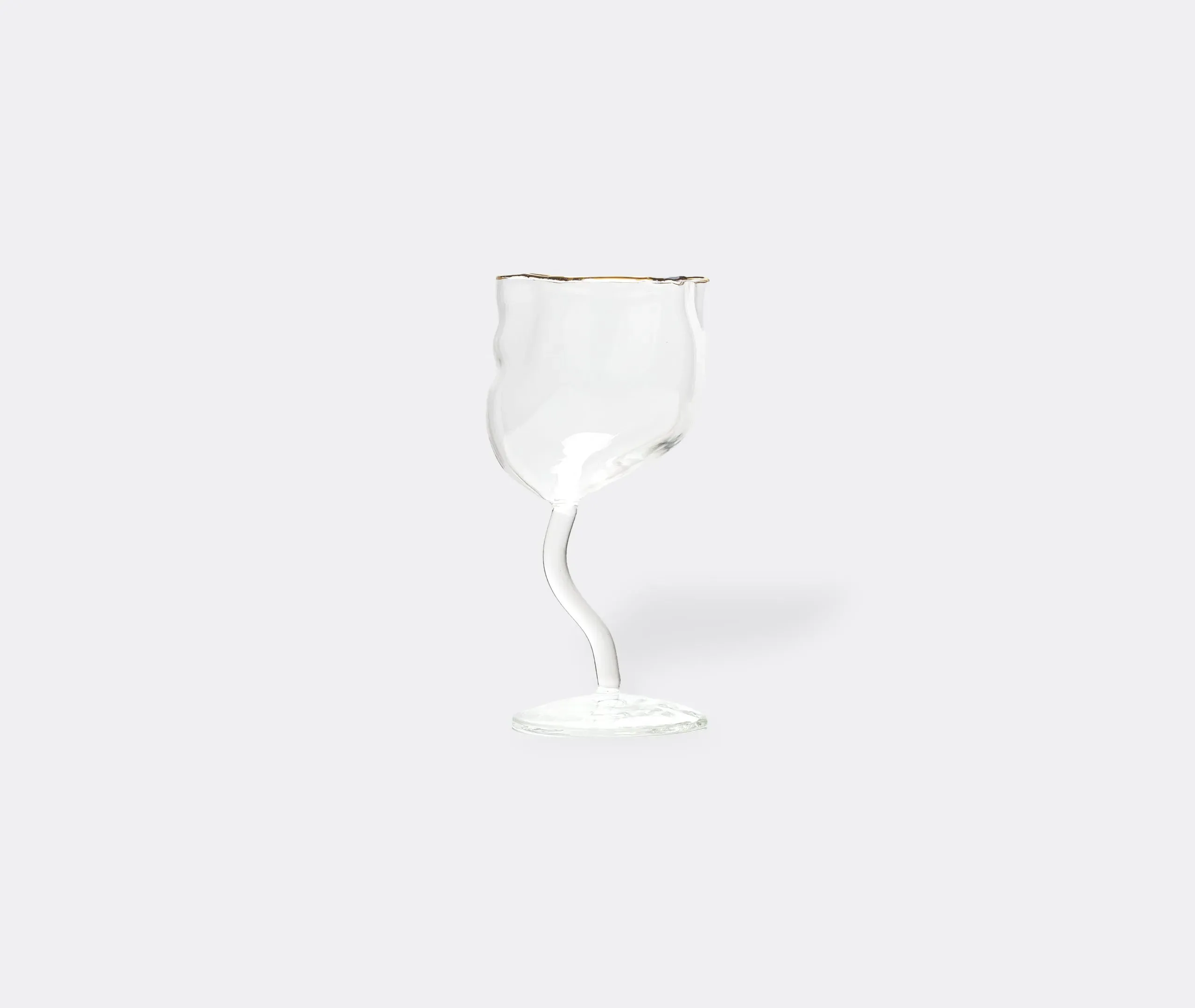 Classic On Acid Greca Wine Glass - Transparent product