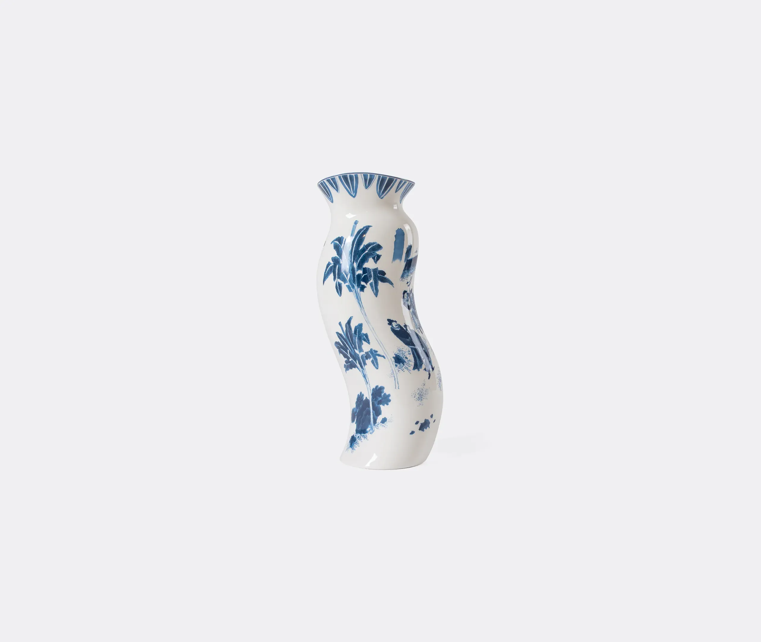Classic On Acid King Wen Vase - White, Porcelain