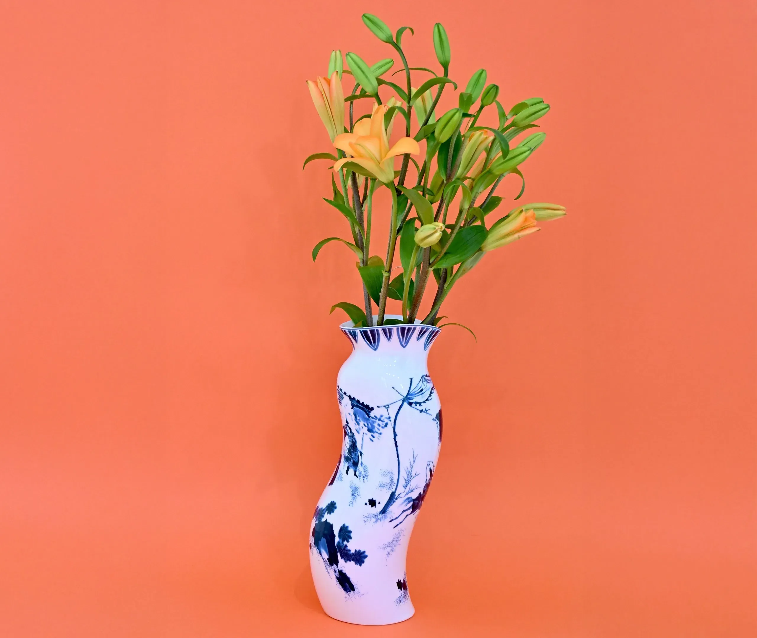 Classic On Acid King Wen Vase - White, Porcelain